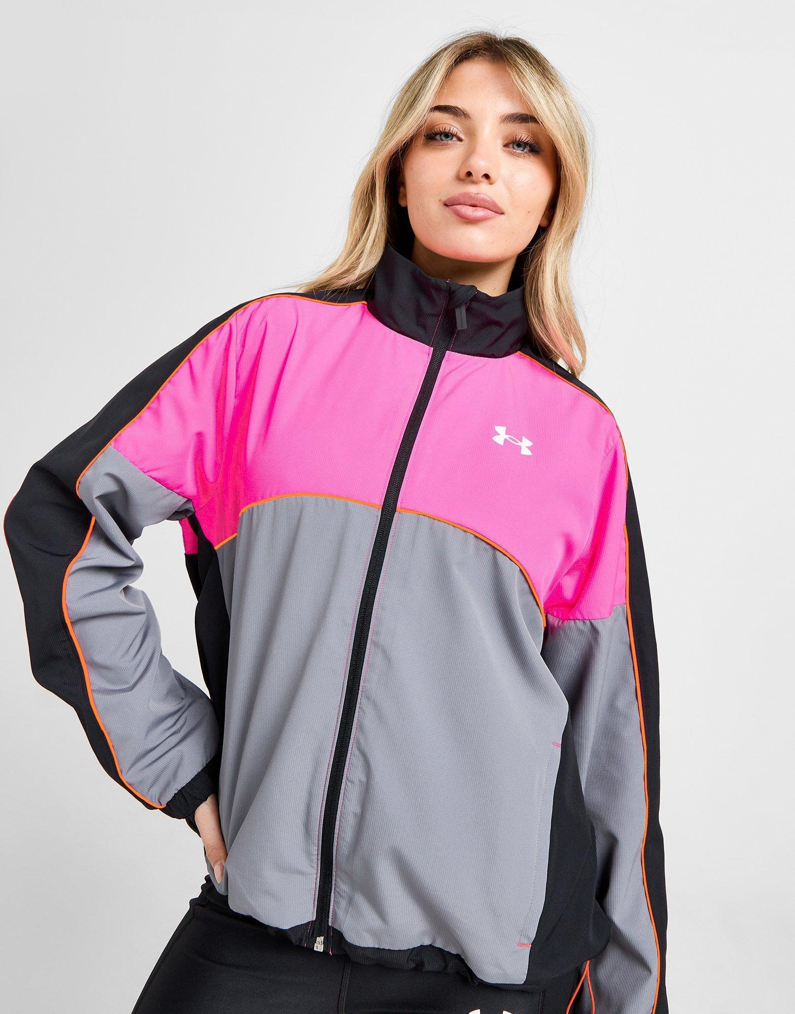 Black Under Armour Colour Block Woven Jacket - JD Sports Global