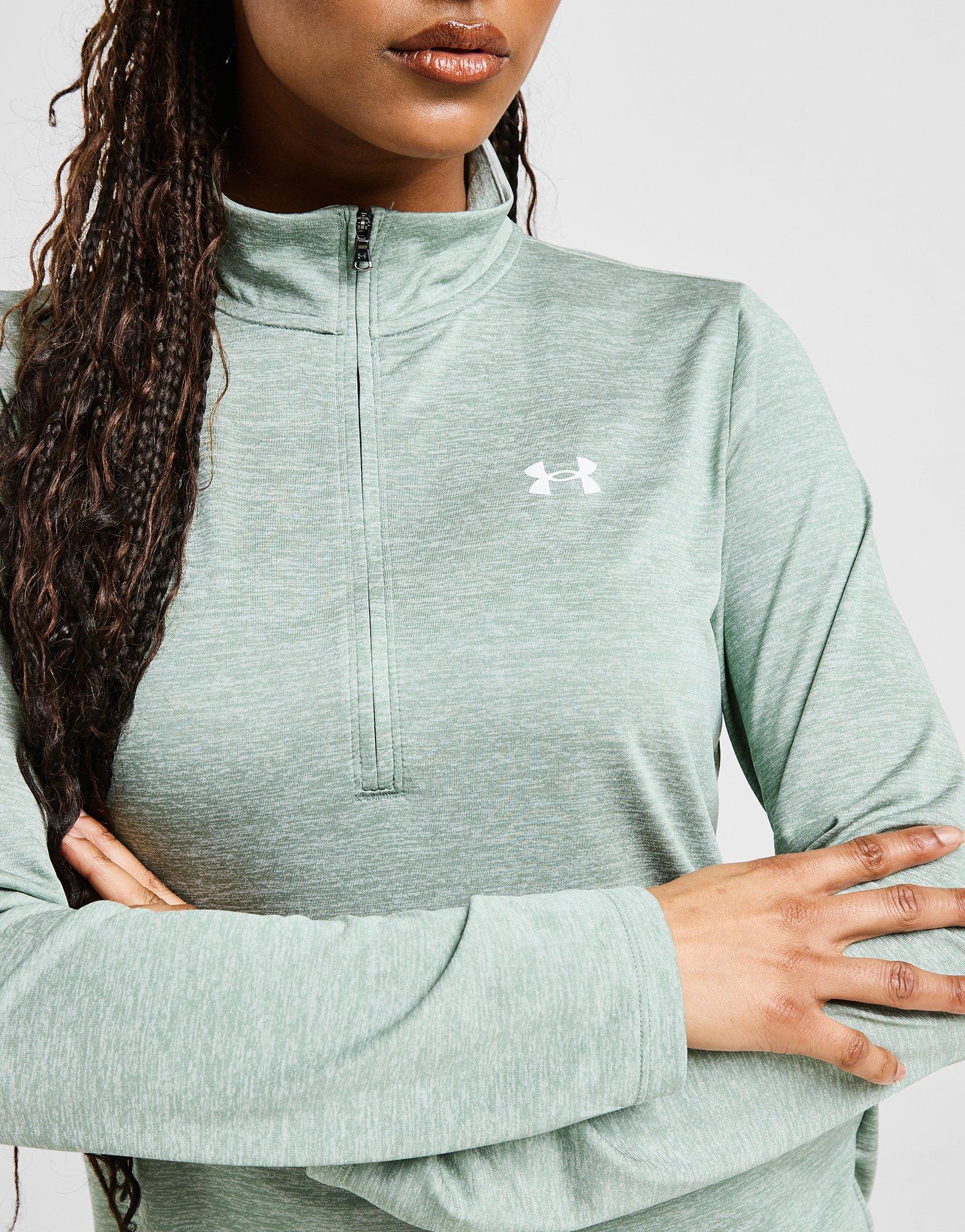 Green Under Armour UA Tech Twist 1/2 Zip Top - JD Sports Global