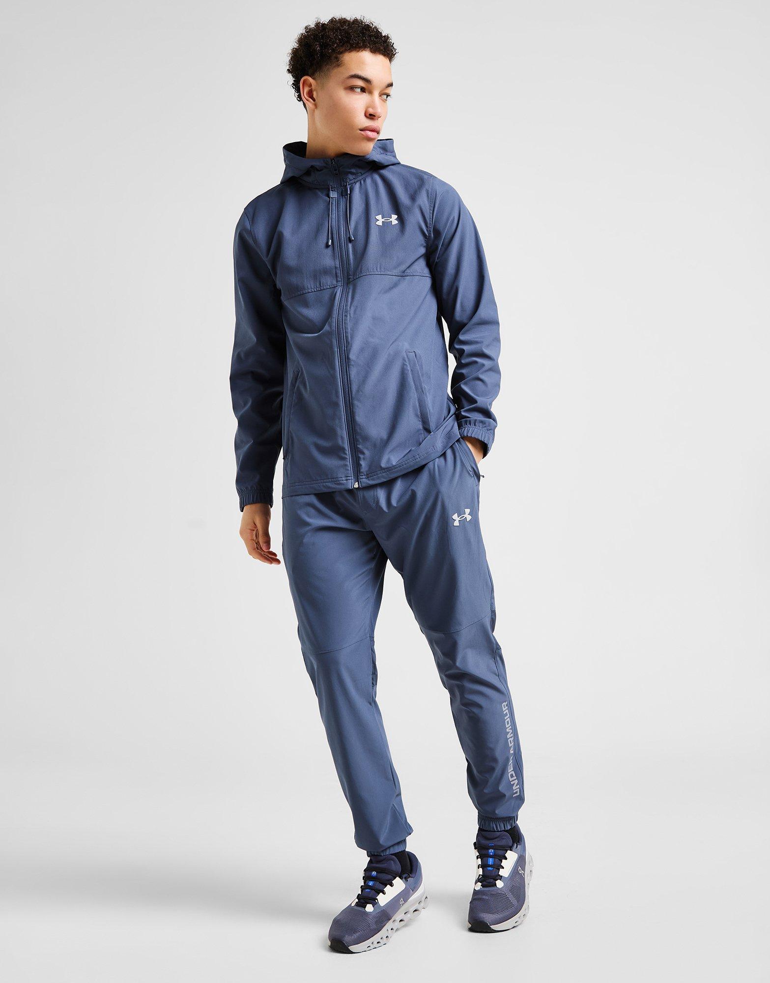 Blue Under Armour Lock-Up Woven Mix Jacket - JD Sports Global
