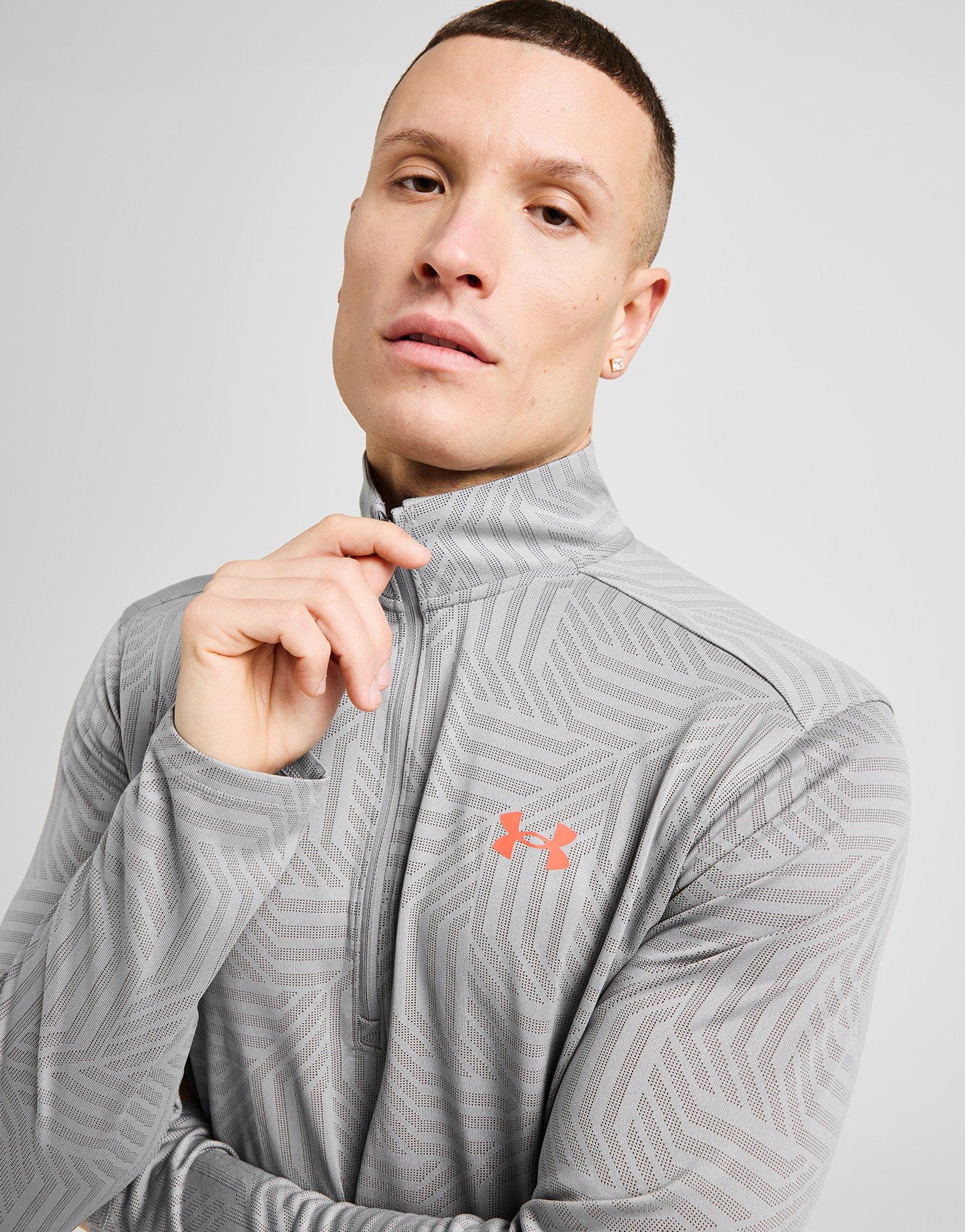 Grey Under Armour Geotessa 1/4 Zip Top - JD Sports Global