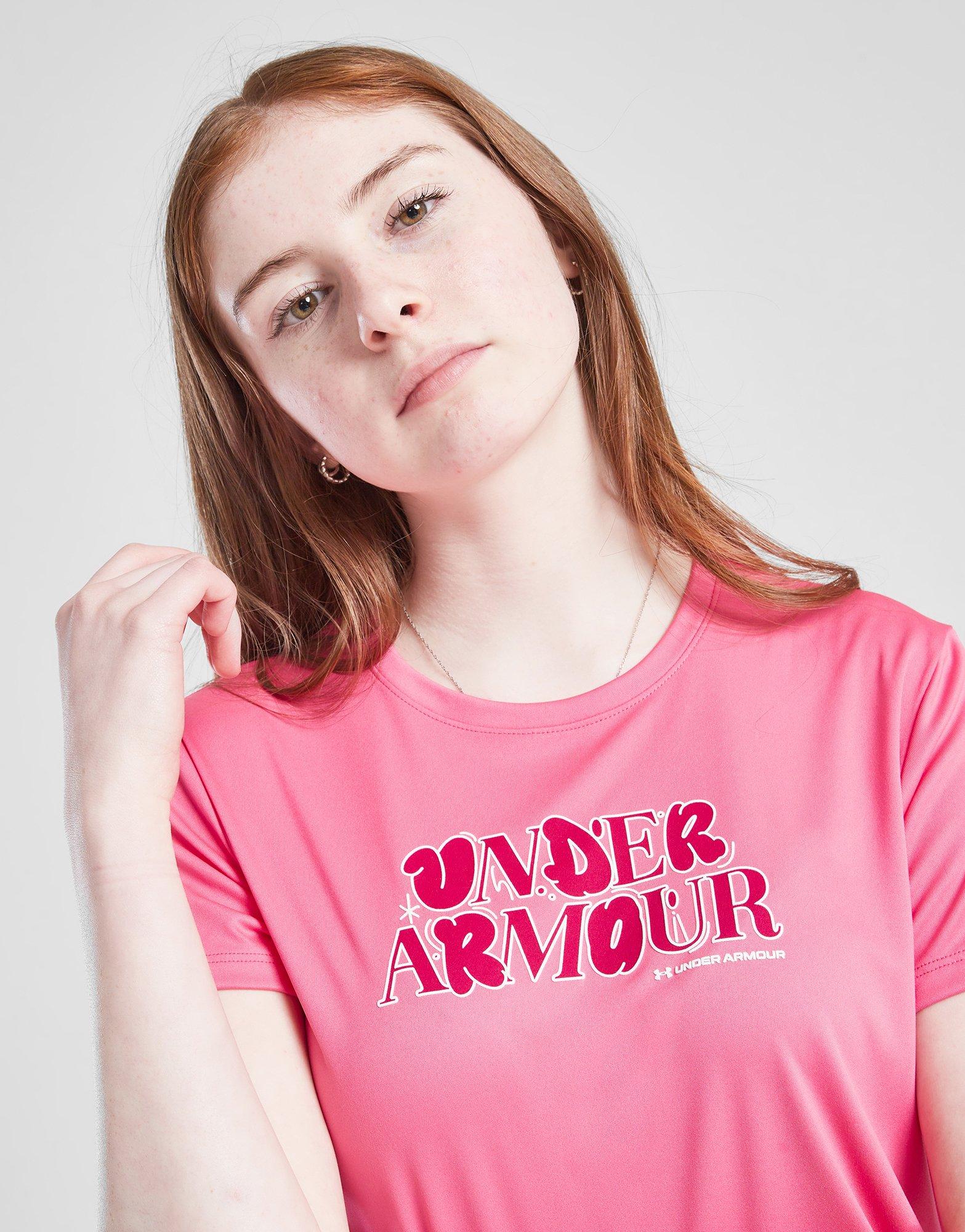 Under Armour Girls' Tech Wordmark T-shirt Junior