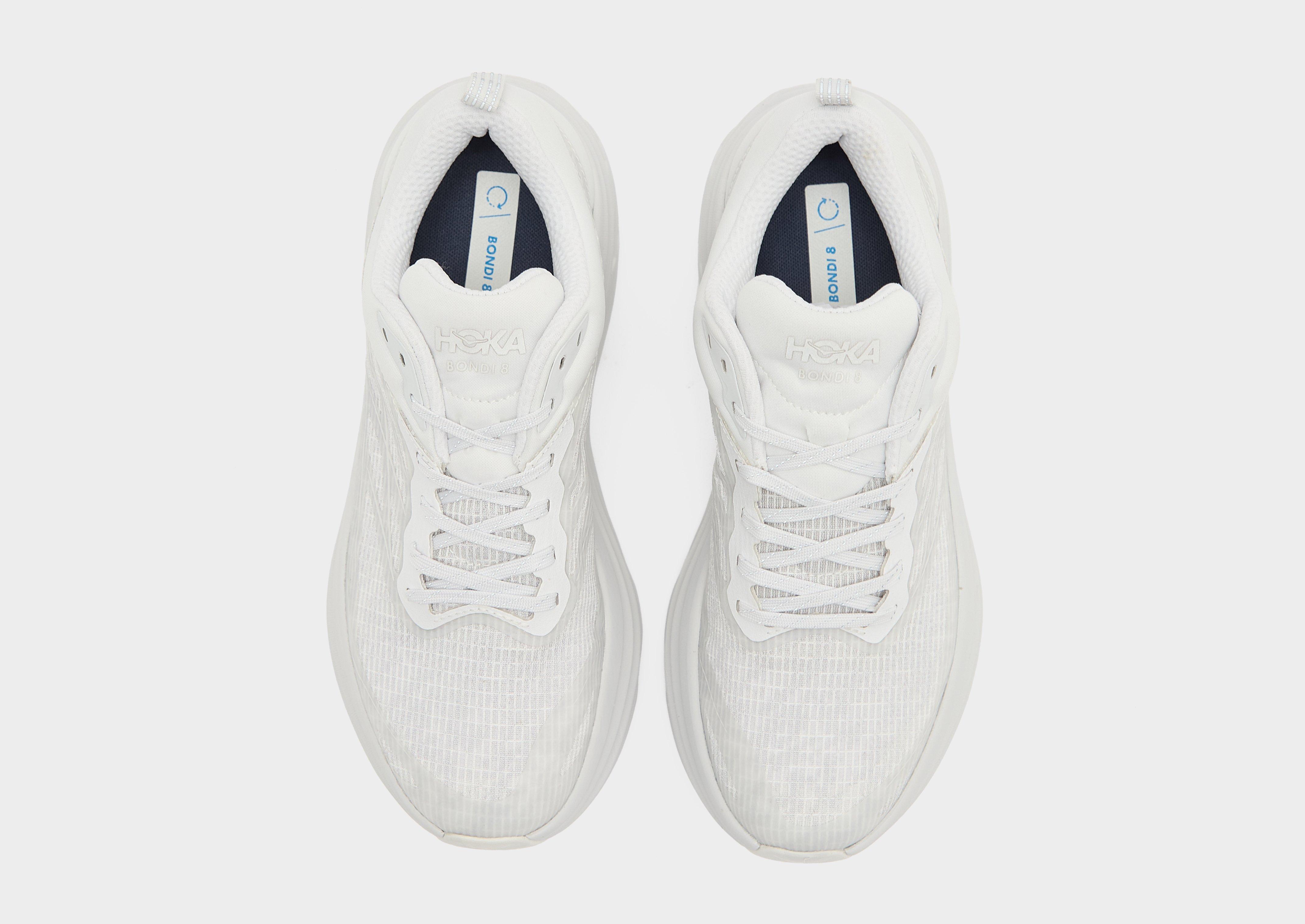 HOKA Bondi8 26.5 ホワイト Hoka Bondi 8 Men's Outdoor Shoe, White, Size 10.5