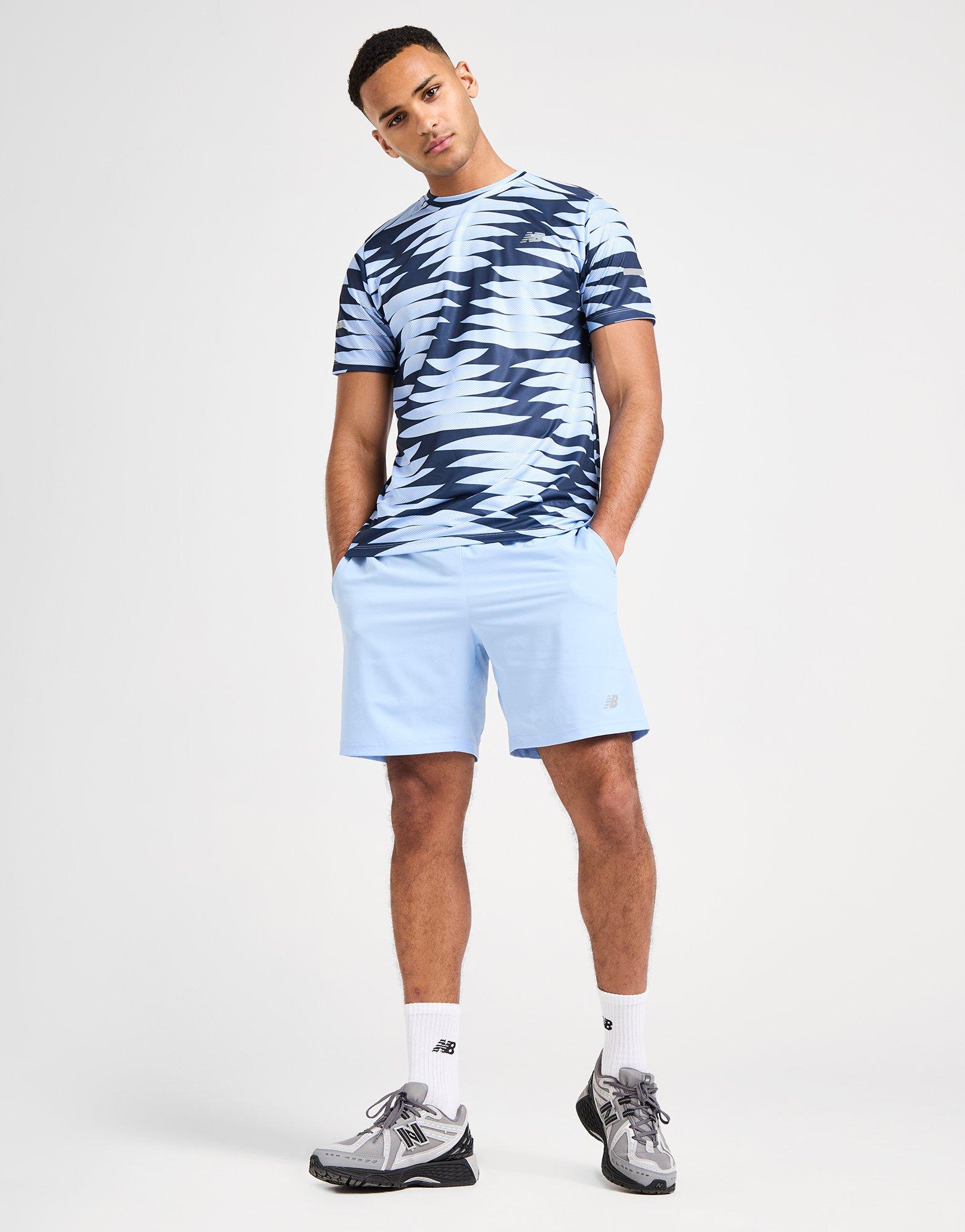 New Balance Stripe All Over Print T-Shirt