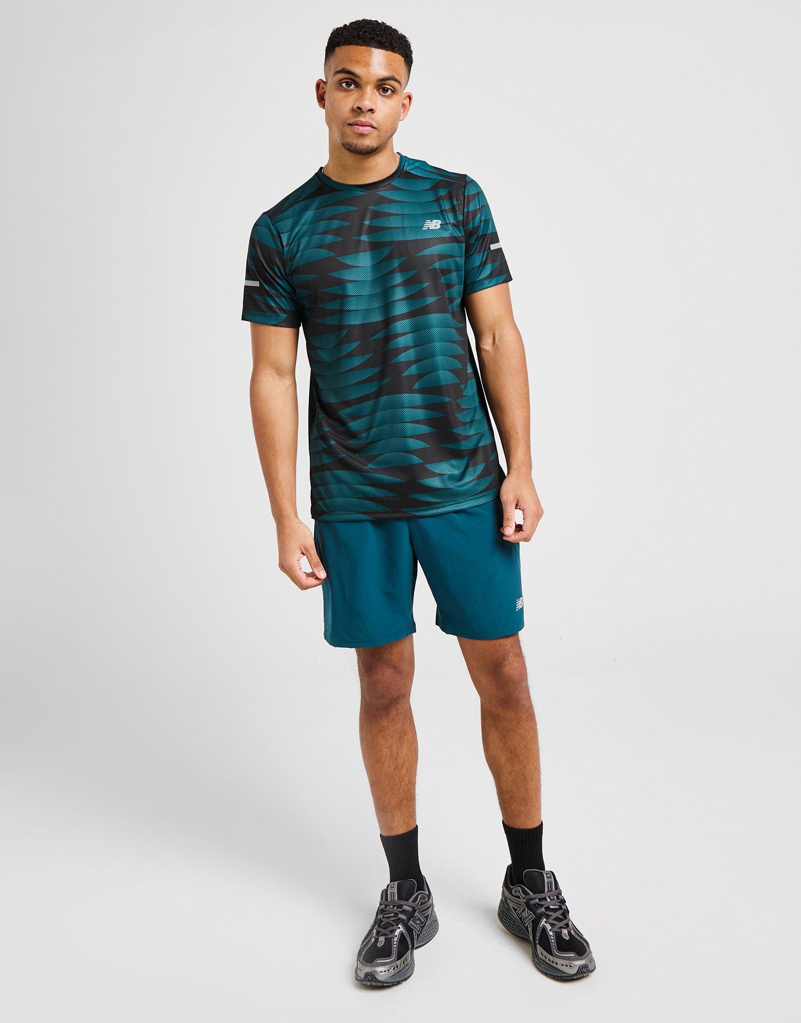 New Balance Stripe All Over Print T-Shirt