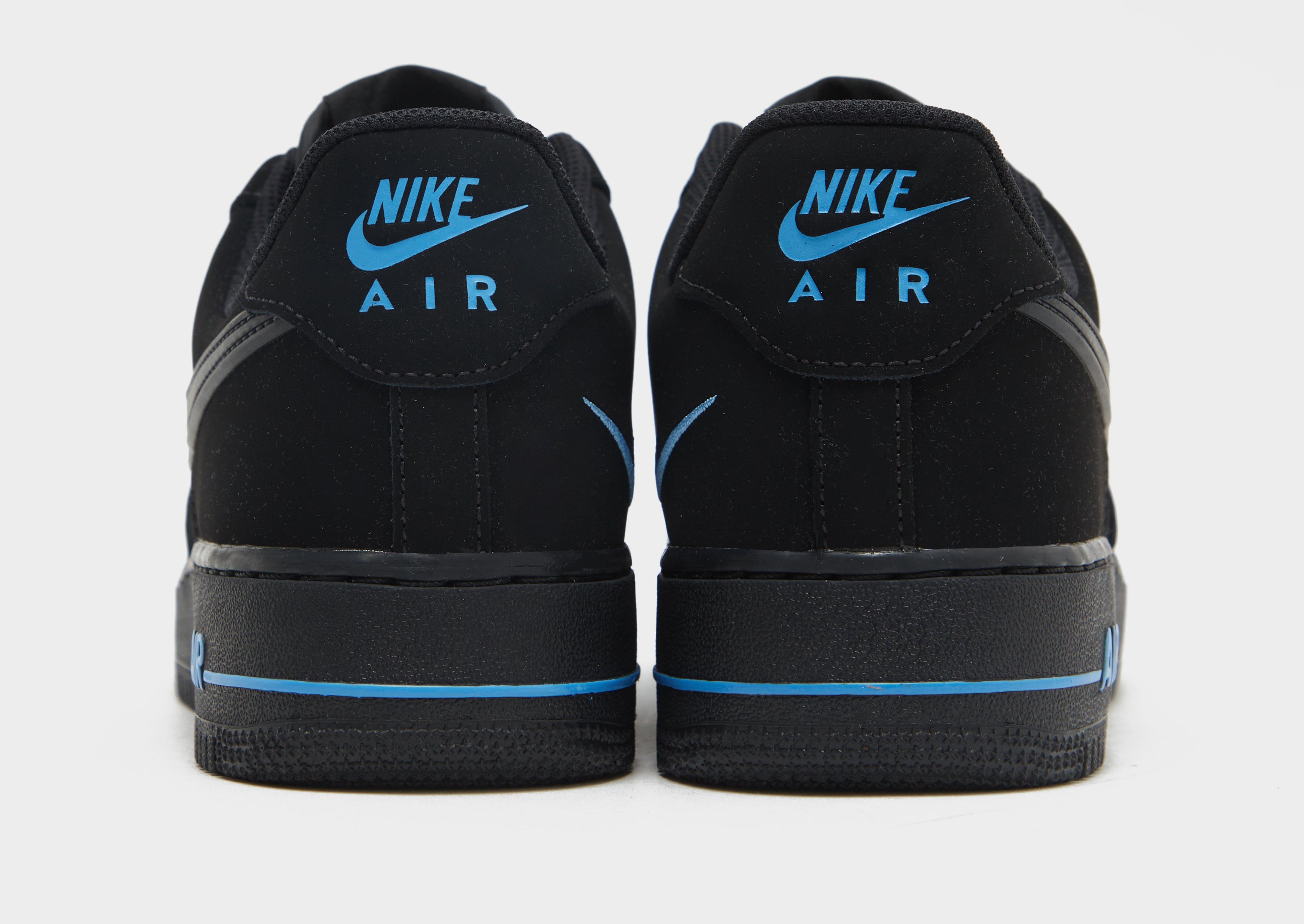 ★NIKE x JD Sports★エアフォース1 '07★ブラック/ブルー★ Black Nike Air Force 1 Low - JD Sports Global