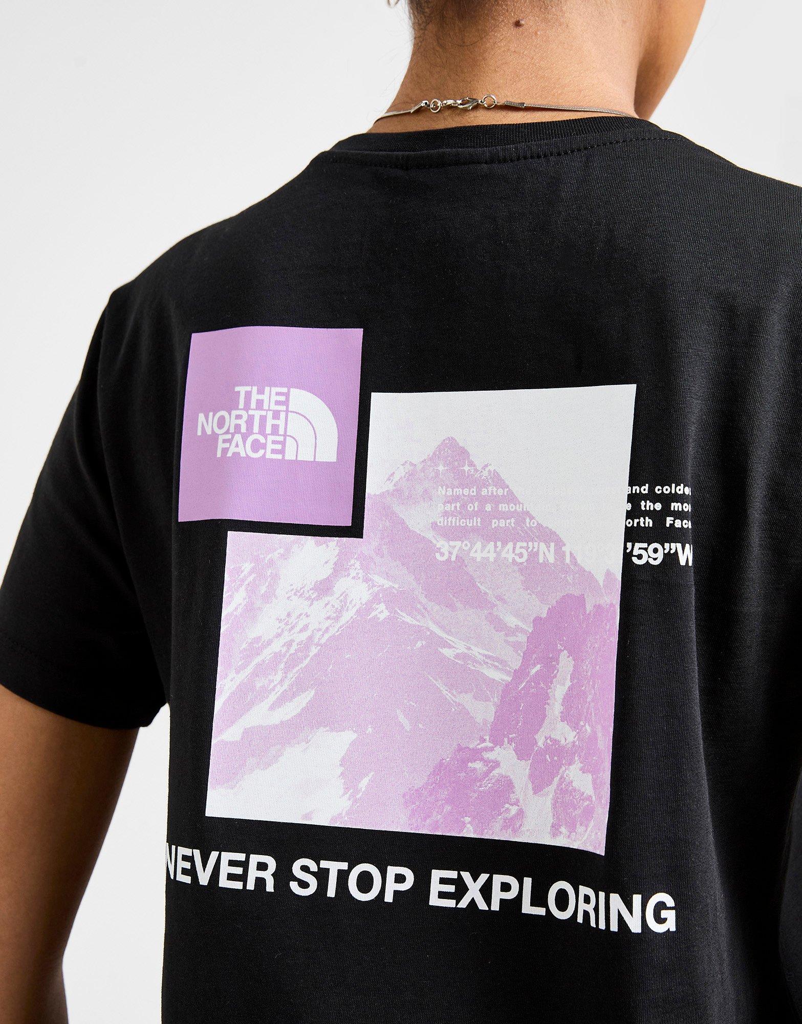 【英国限定】The North Face Box Mountain T-Shirt Black The North Face Mountain Box Graphic T-Shirt | JD Sports UK