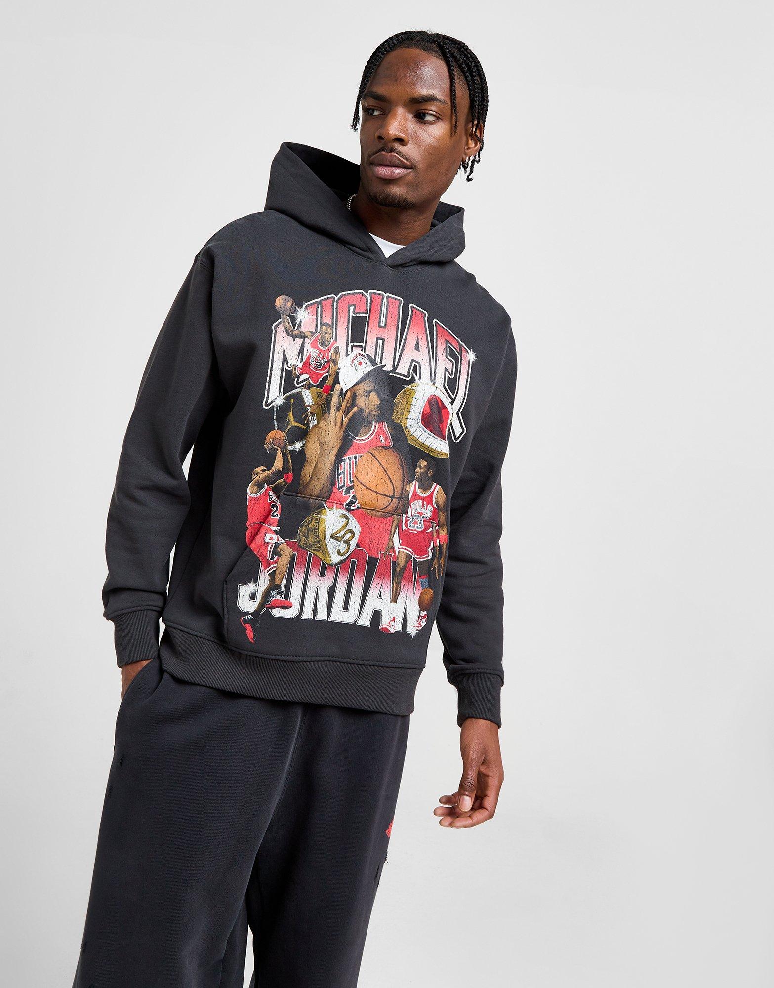 Apparel Michael Jordan Jordan Hoodie T Shirt Black Jordan Champion
