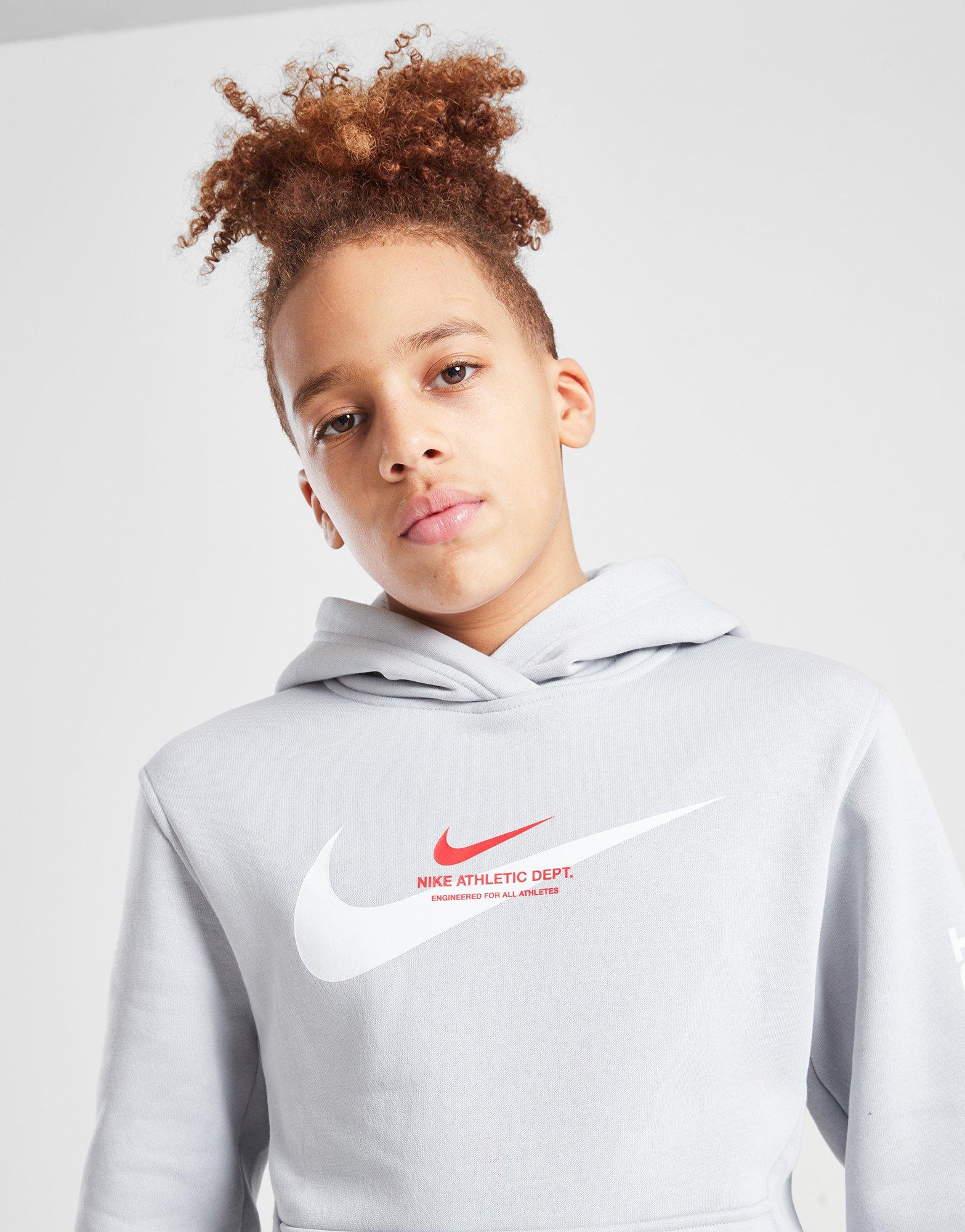 Indo Vacations Felpe Inter Nike Grey Nike Swoosh Hoodie Junior JD