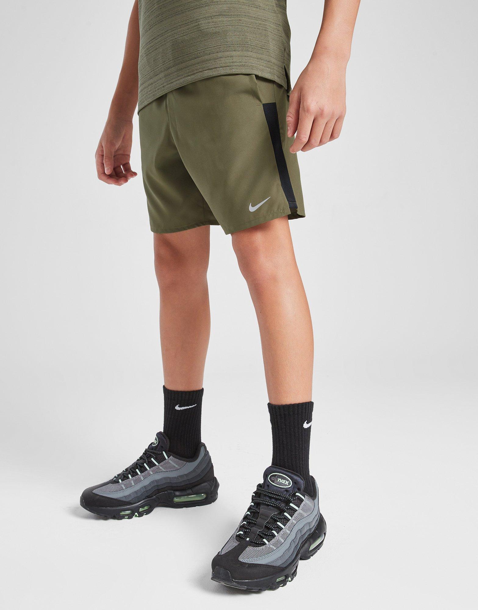 Green Nike Challenger Shorts Junior - JD Sports Global