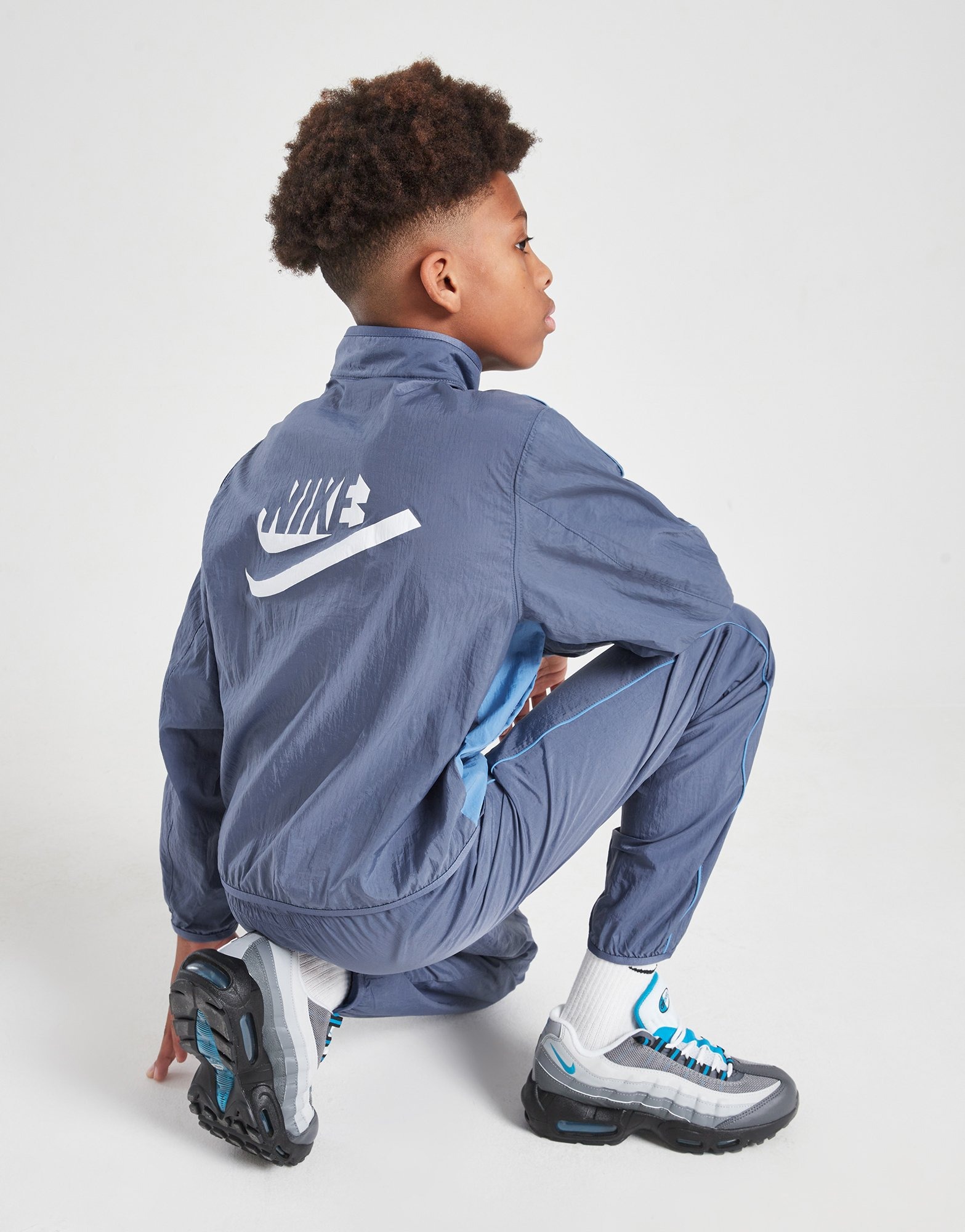 Nike Lab x CLOT Woven Track Suit 'Deep Royal Blue University Red White'  BQ5431-455