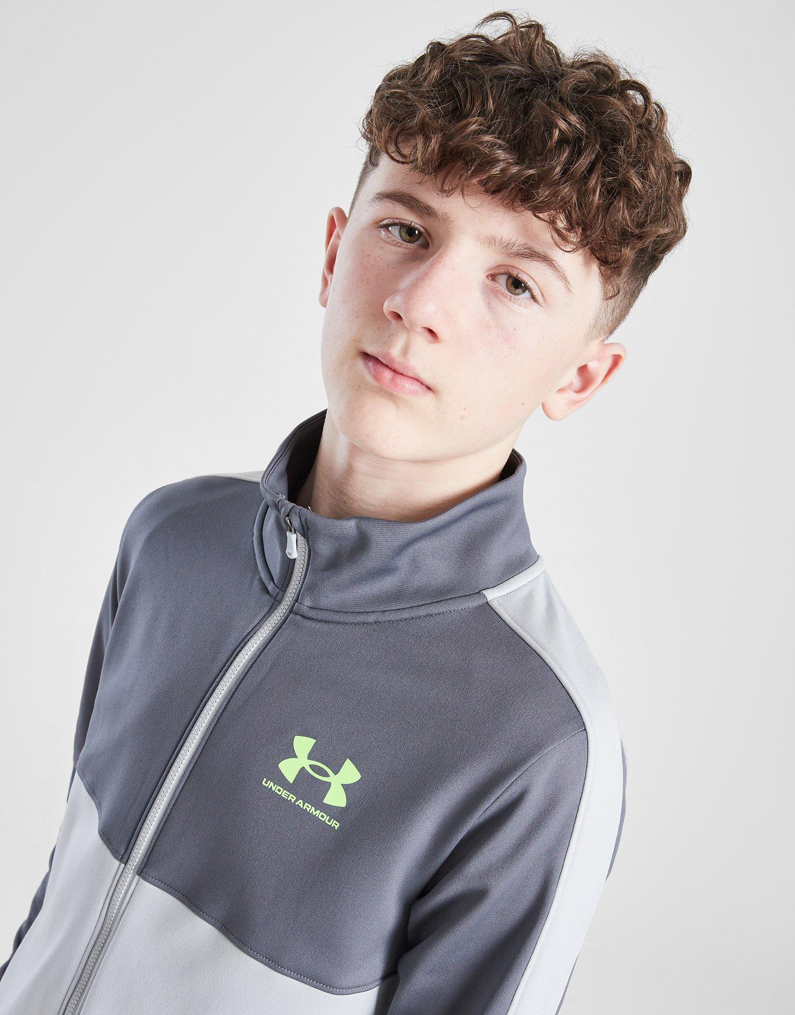 Under Armour Colour Block Knit Tracksuit Junior