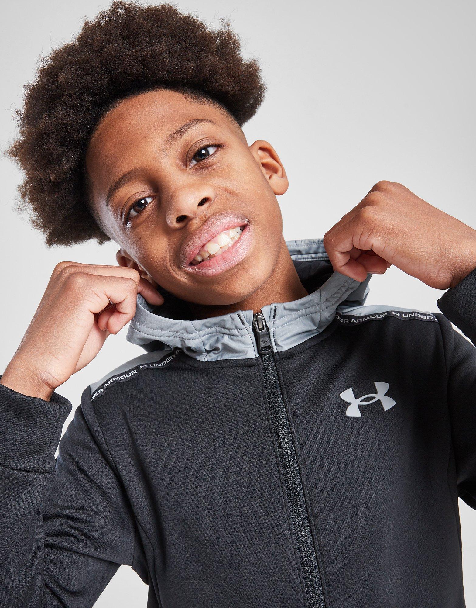 Under Armour UA Armour Fleece Grid Full Zip Hoodie Junior