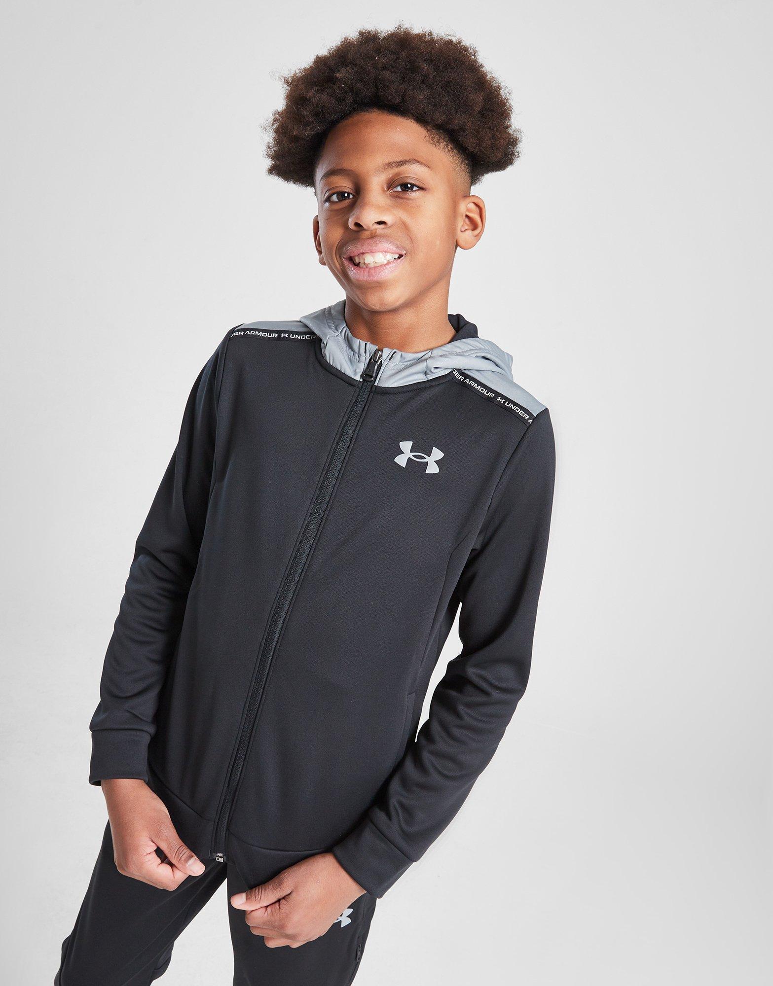 Under Armour UA Armour Fleece Grid Full Zip Hoodie Junior