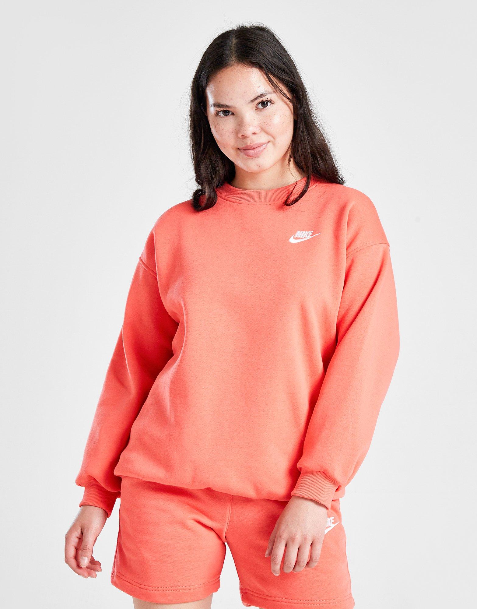 Nike Girls' Club Fleece Crew Sweatshirt Junior