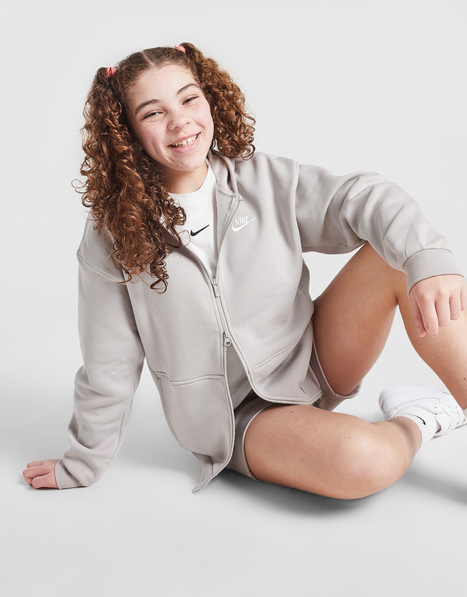 Nike Girls' Club Full Zip Hoodie Junior