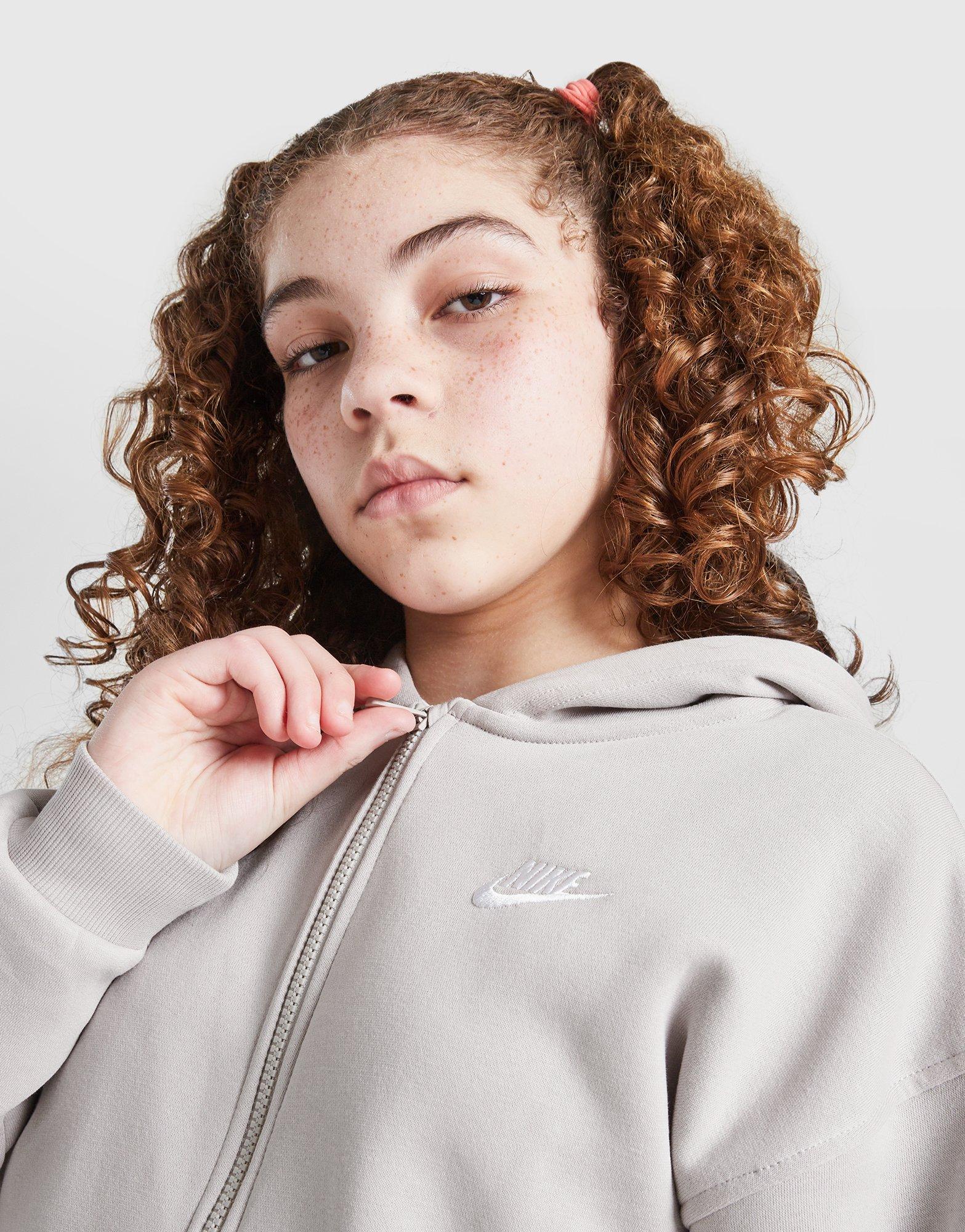 Nike Girls' Club Full Zip Hoodie Junior