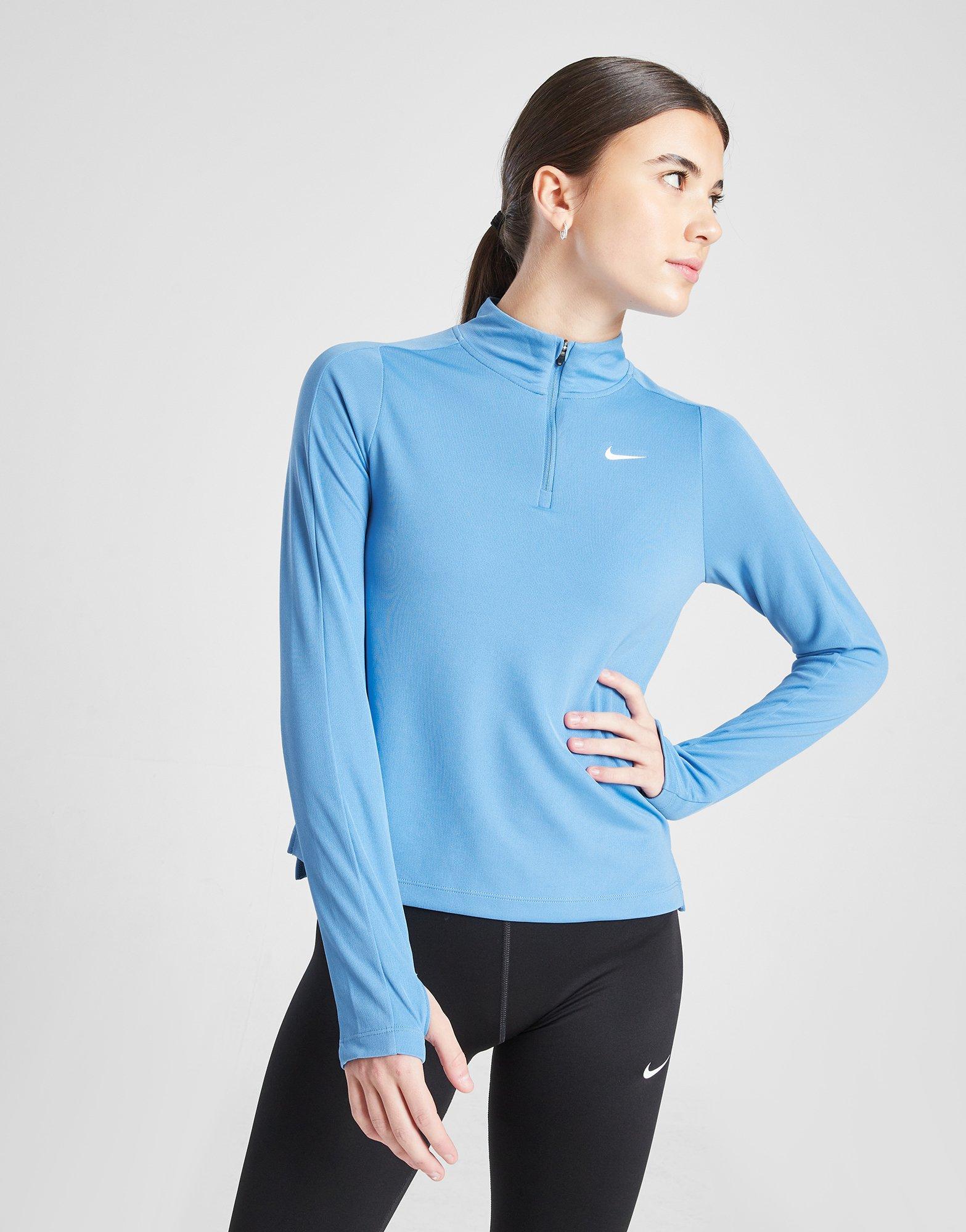 Nike Girls' Dri-FIT Long Sleeve 1/2 Zip Top