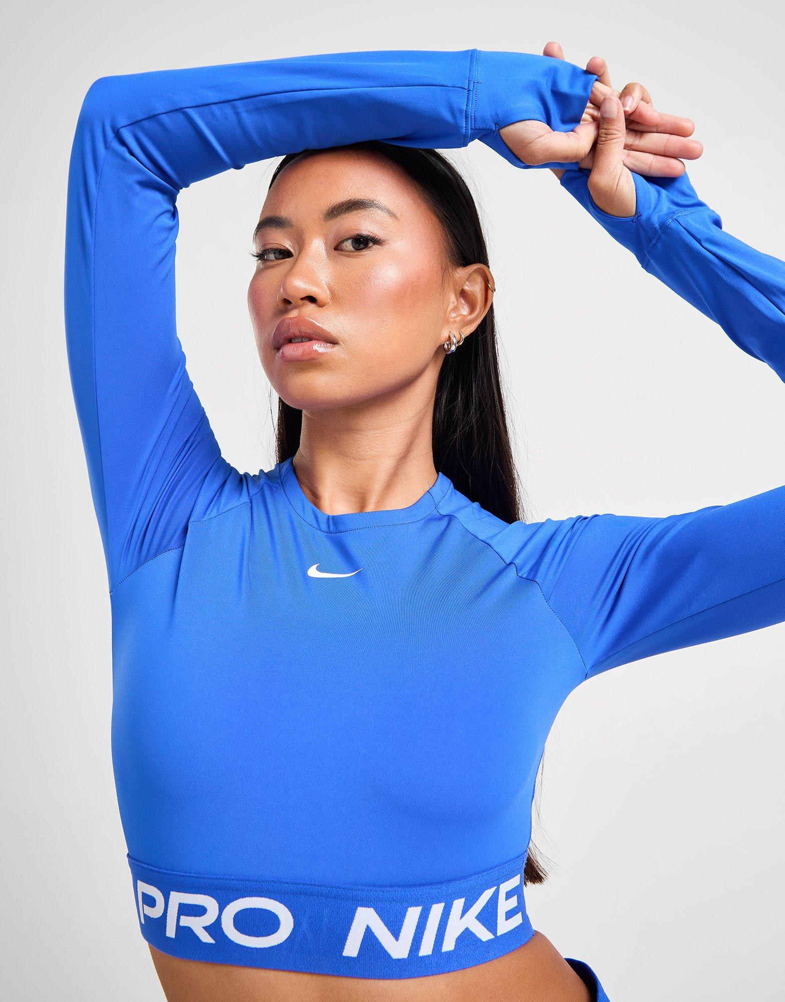 Nike Training Pro Long Sleeve Crop Top