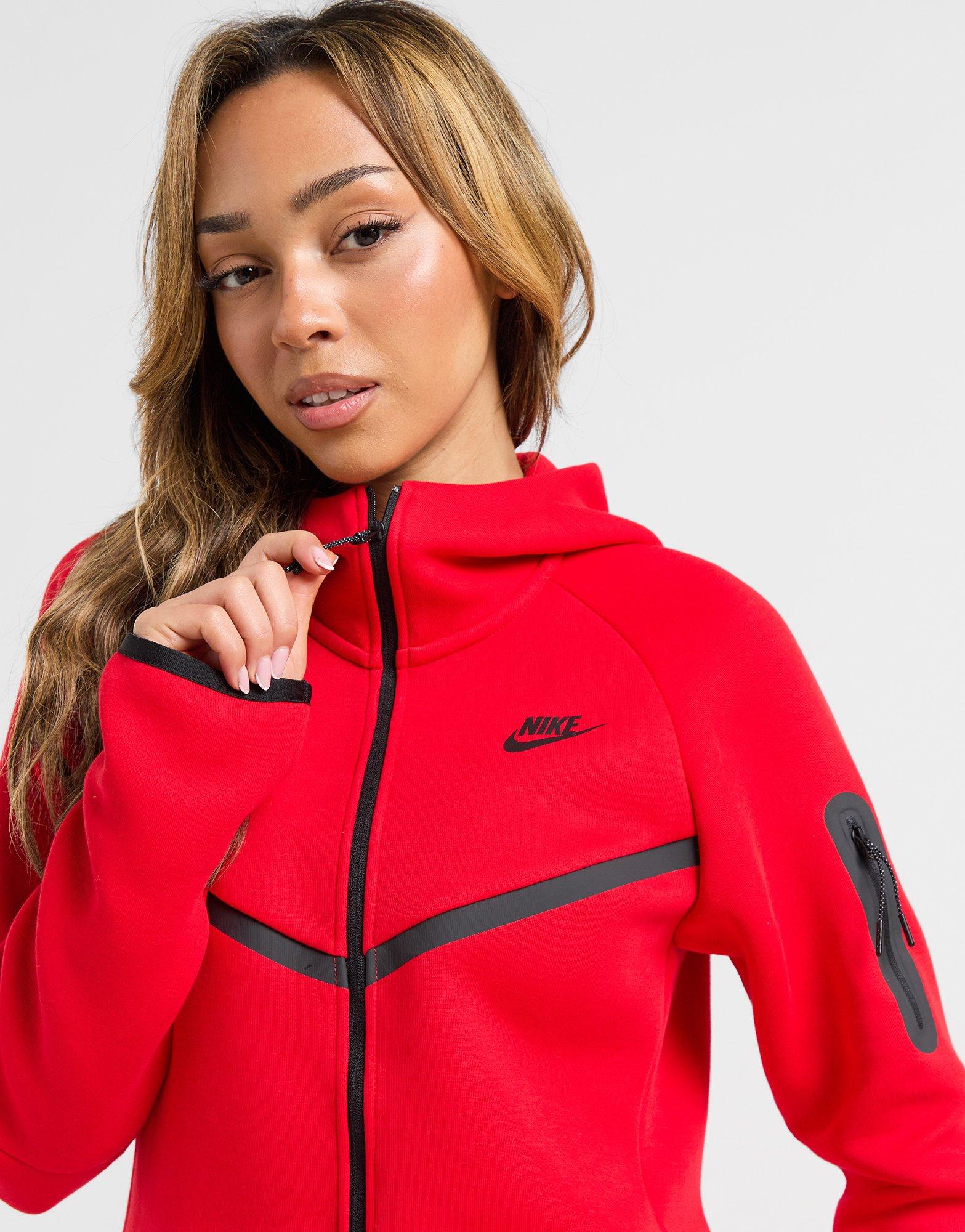 Nike Hoodie met rits voor dames Sportswear Tech Fleece Windrunner