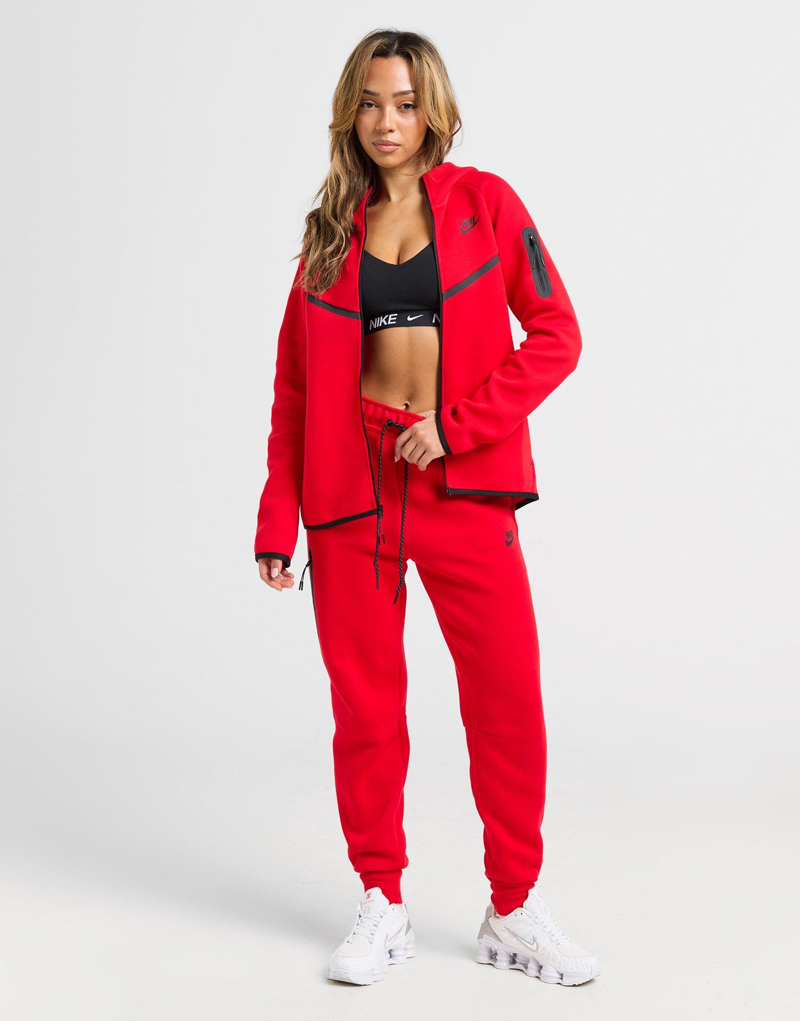 Nike Hoodie met rits voor dames Sportswear Tech Fleece Windrunner