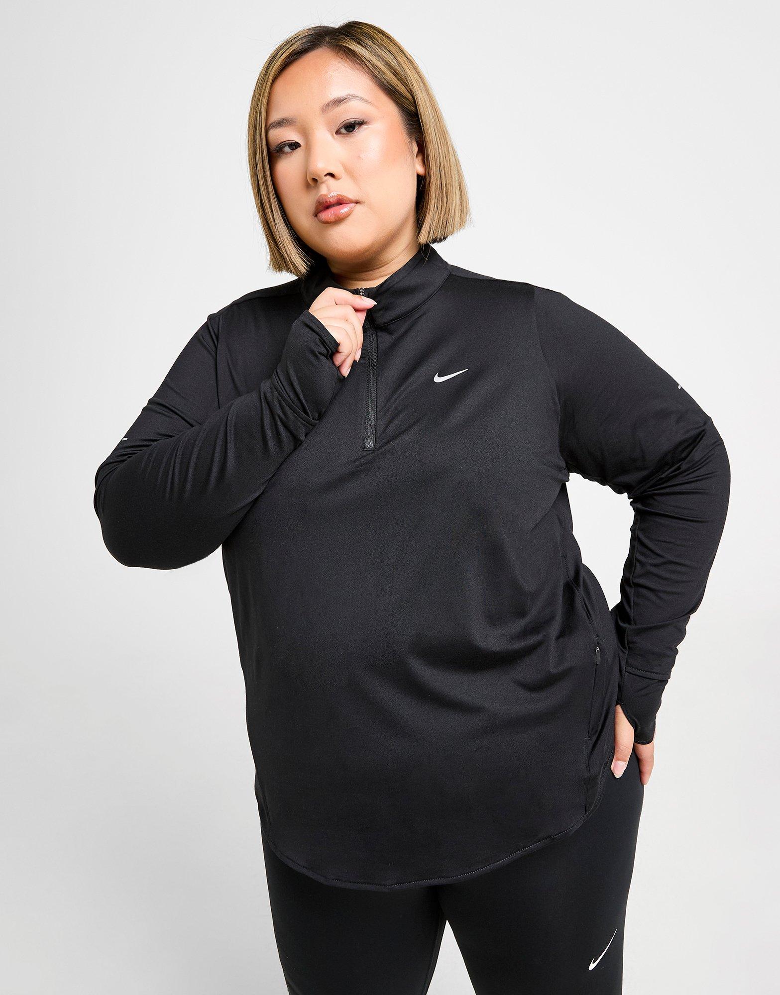 Nike Plus Size Swift UV 1/2 Zip Top