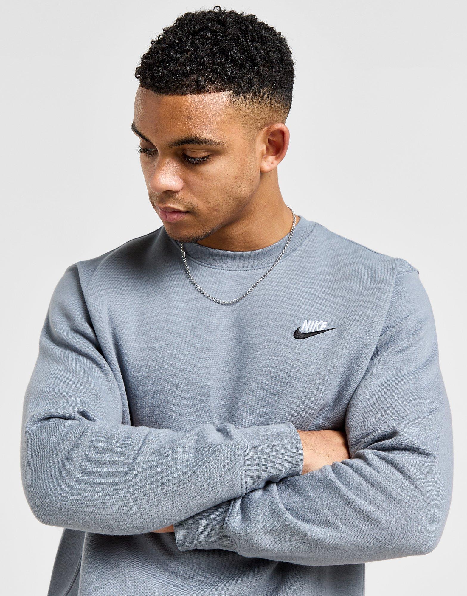 Grey Nike Foundation Crew Sweatshirt | JD Sports UK