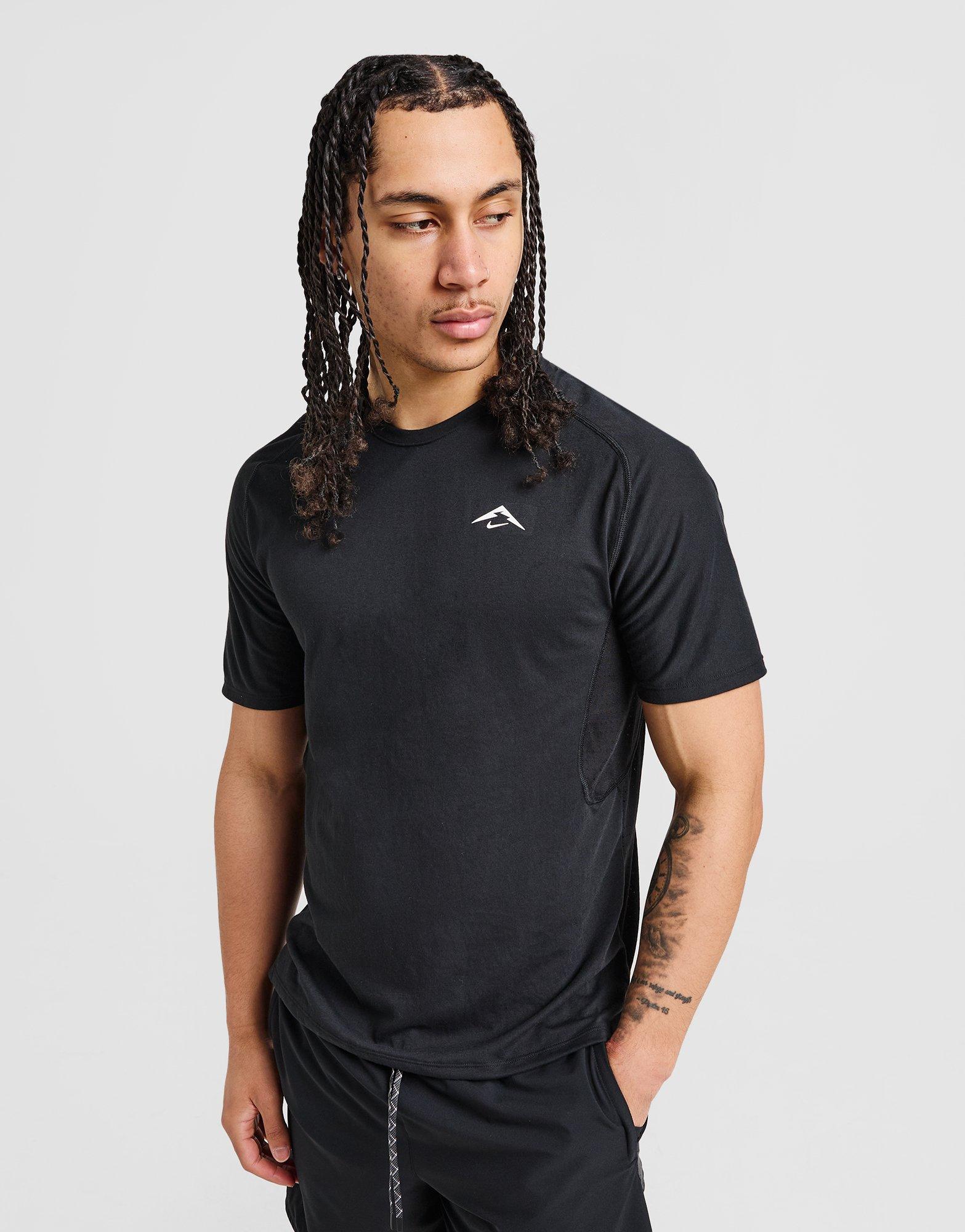 Nike Men's Dri-FIT ADV Short-Sleeve Running Top Trail Solar Chase