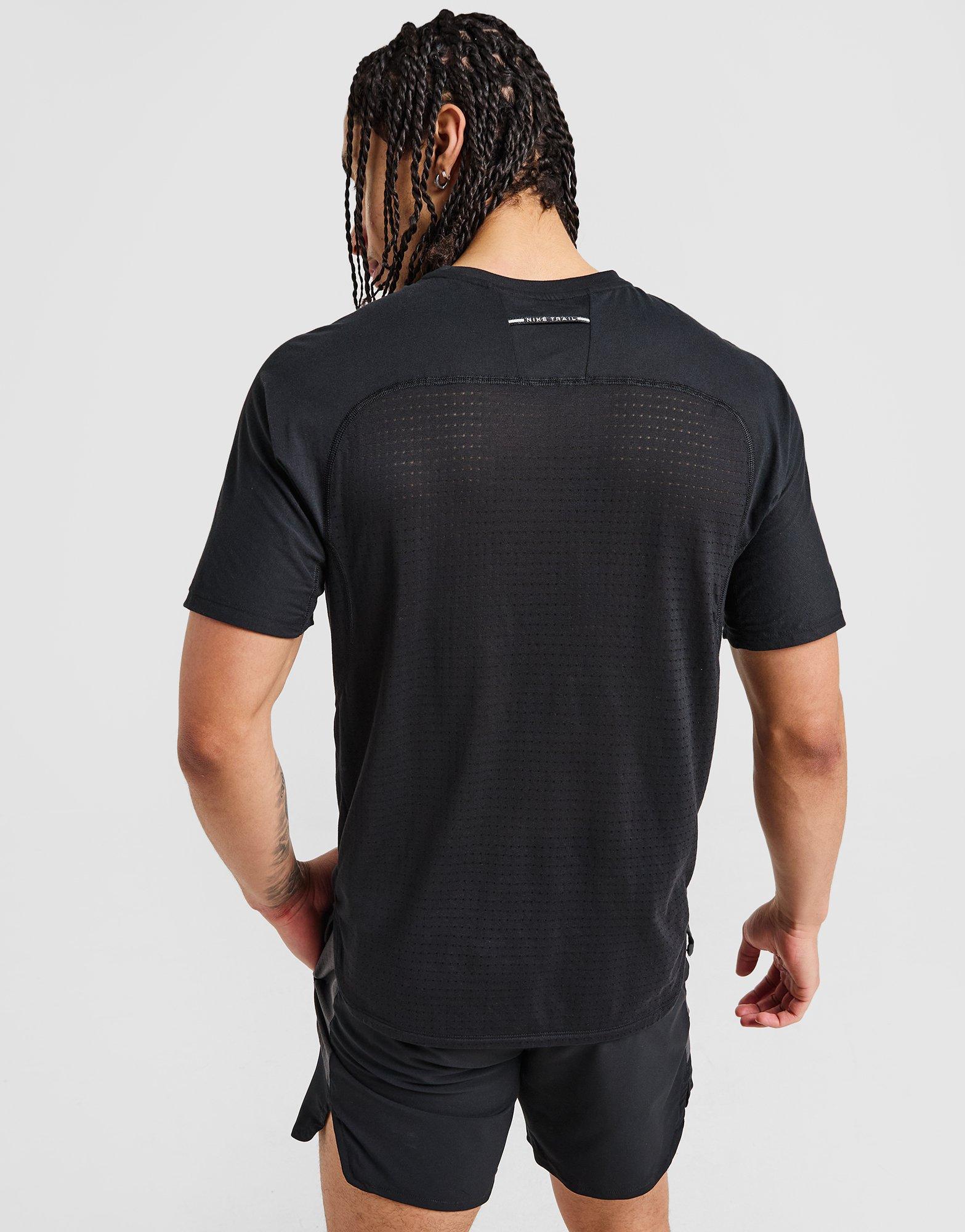 Nike Men's Dri-FIT ADV Short-Sleeve Running Top Trail Solar Chase