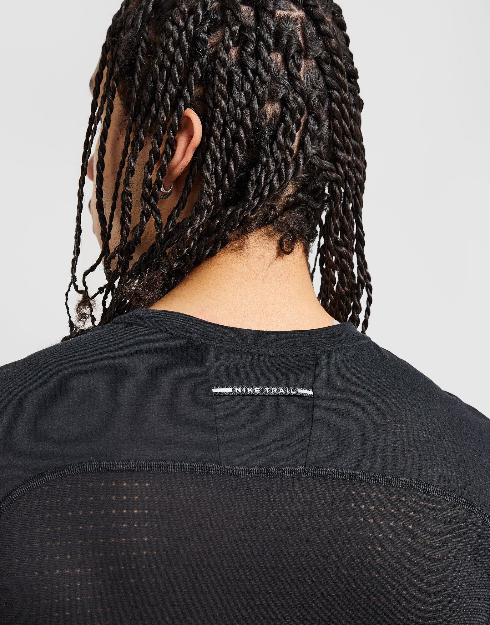 Nike Men's Dri-FIT ADV Short-Sleeve Running Top Trail Solar Chase