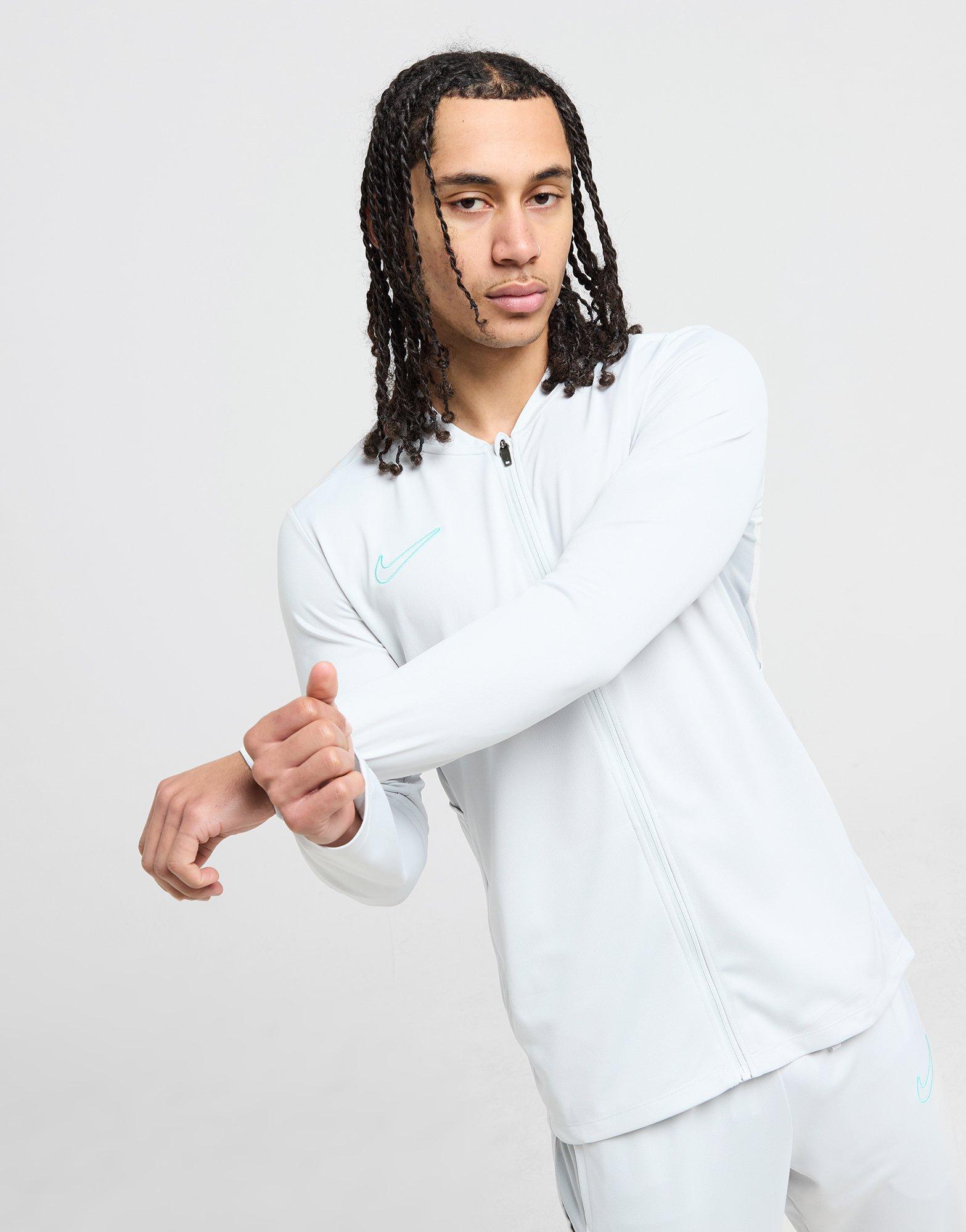 grey nike academy tracksuit