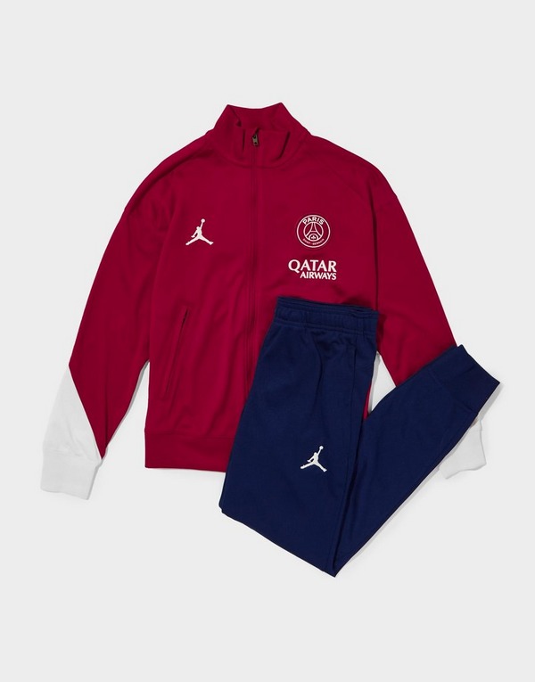 Red Jordan Paris Saint Germain Strike Tracksuit Junior - JD Red Jordan Paris Saint Germain Strike Tracksuit Junior - JD