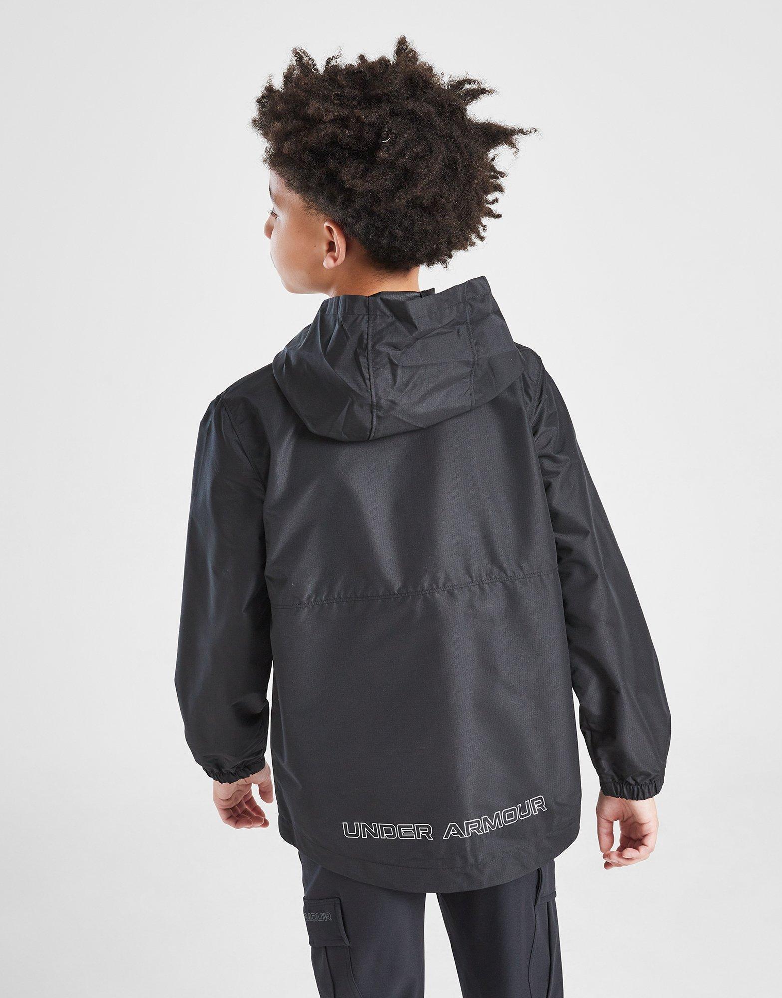 Black Under Armour Run Jacket Junior JD Sports UK
