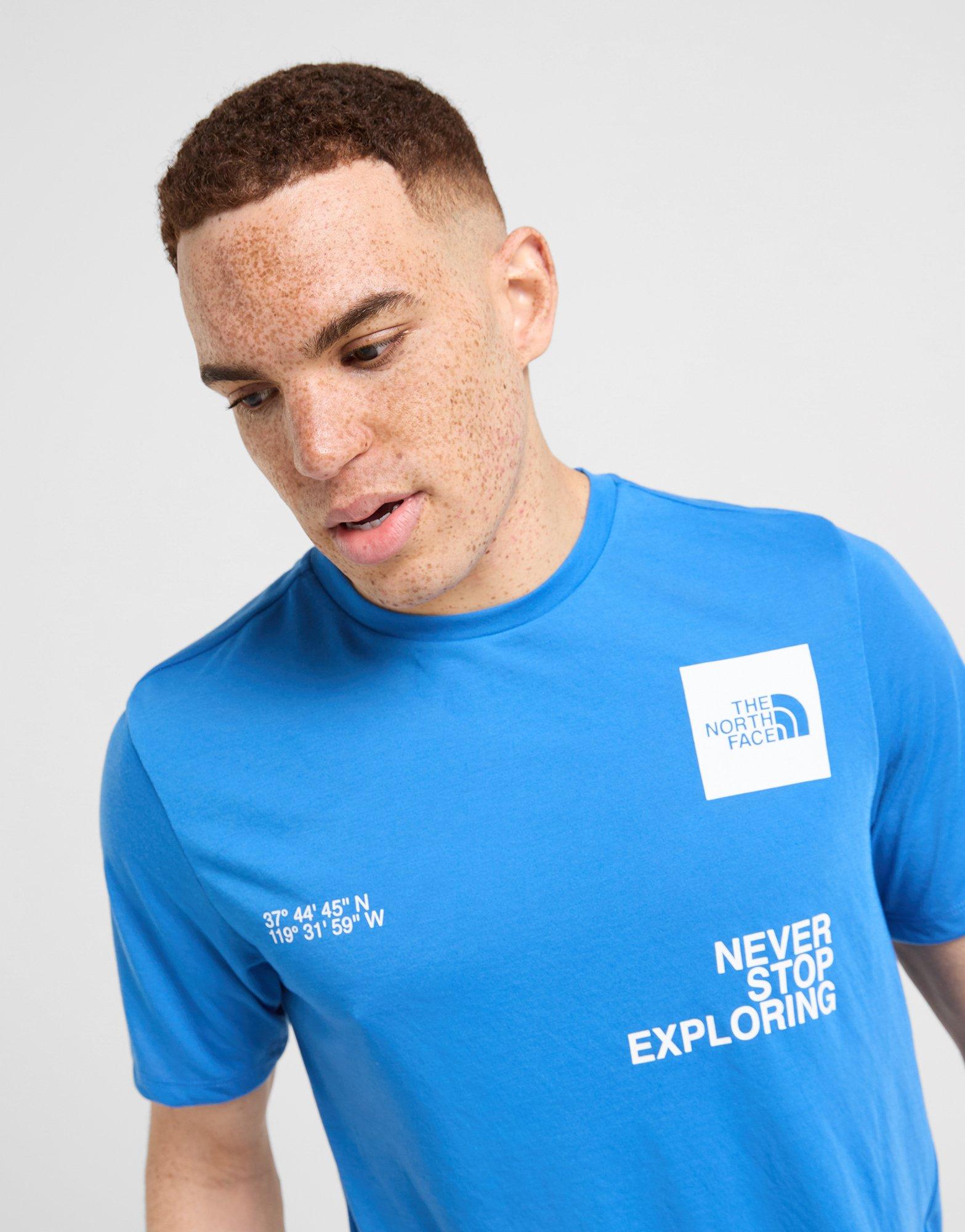 The North Face men's Mountain Foundation Coordinates T-Shir