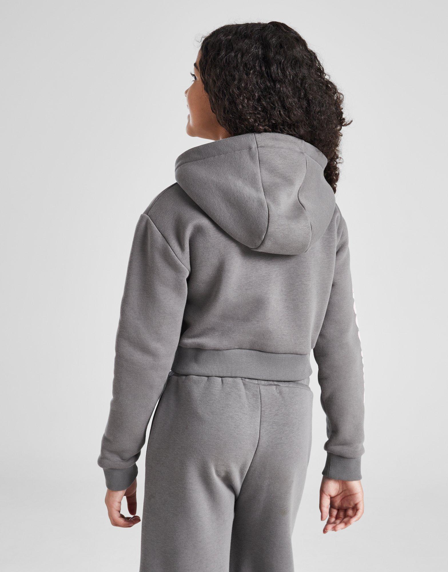 Pink Soda Sport Girls' West Boxy Full Zip Hoodie Junior