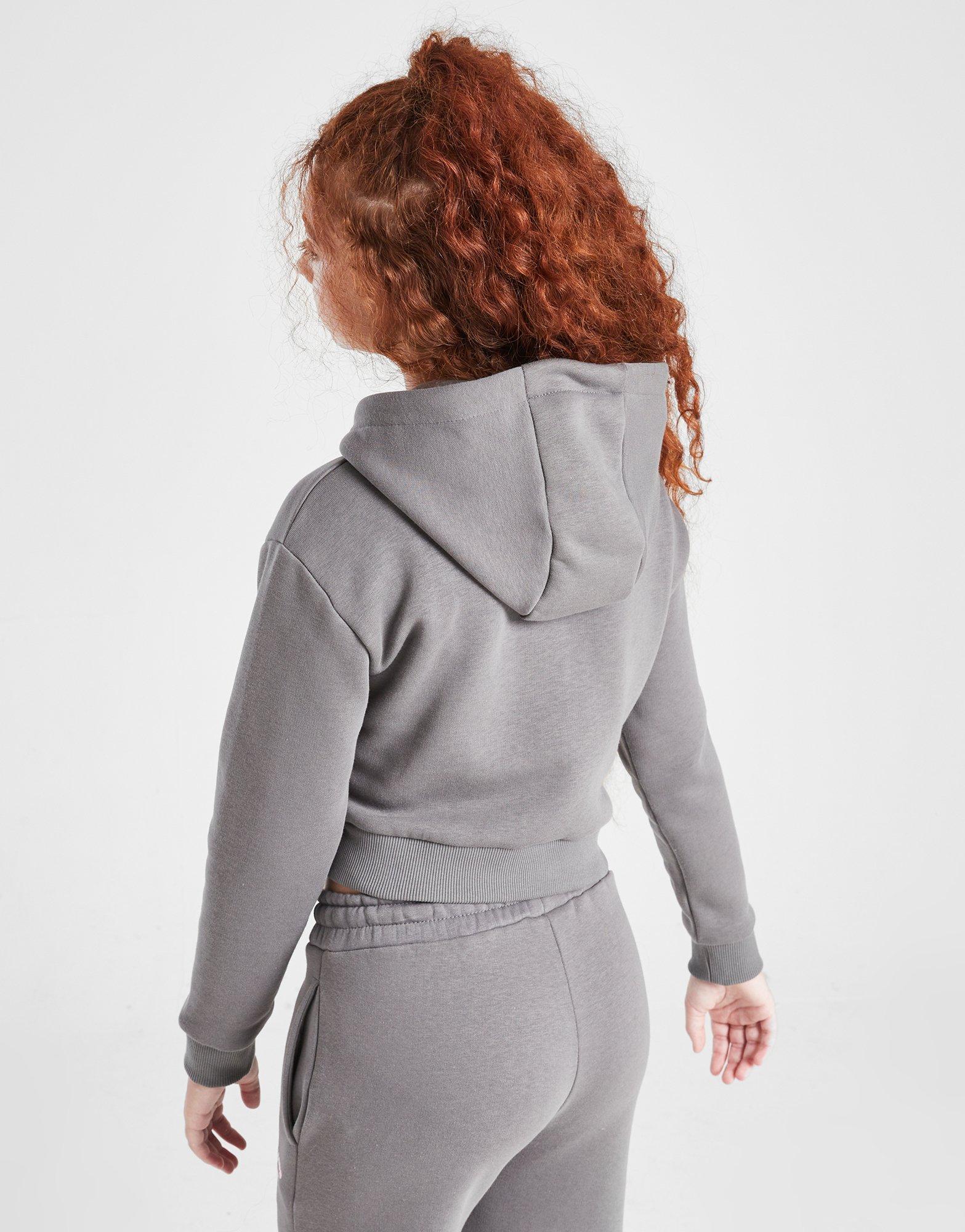 Pink Soda Sport Girls' West Boxy Full Zip Hoodie Junior