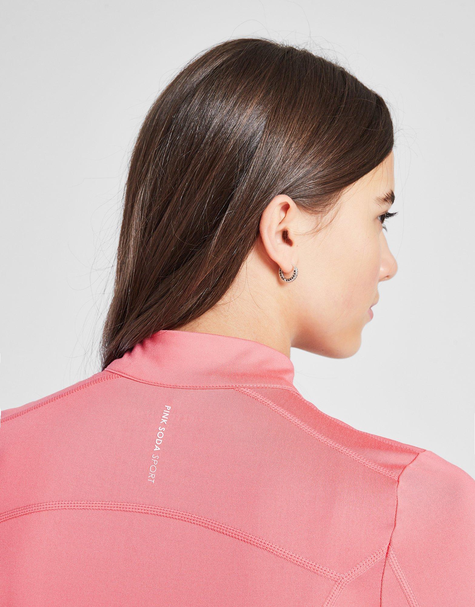 Pink Soda Sport Girls' Fitness Form Full Zip Top Junior