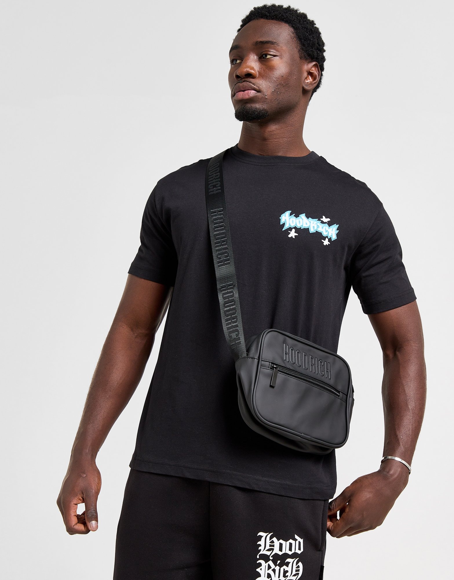 Black Hoodrich Raise Messenger Bag JD Sports UK