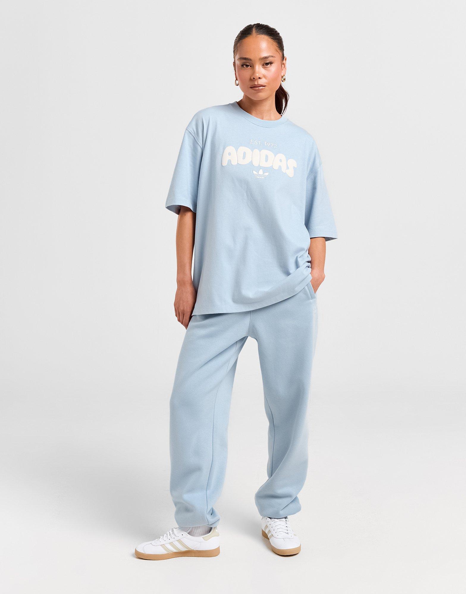 Blue adidas Originals Bubble Graphic T-Shirt - JD Sports Global
