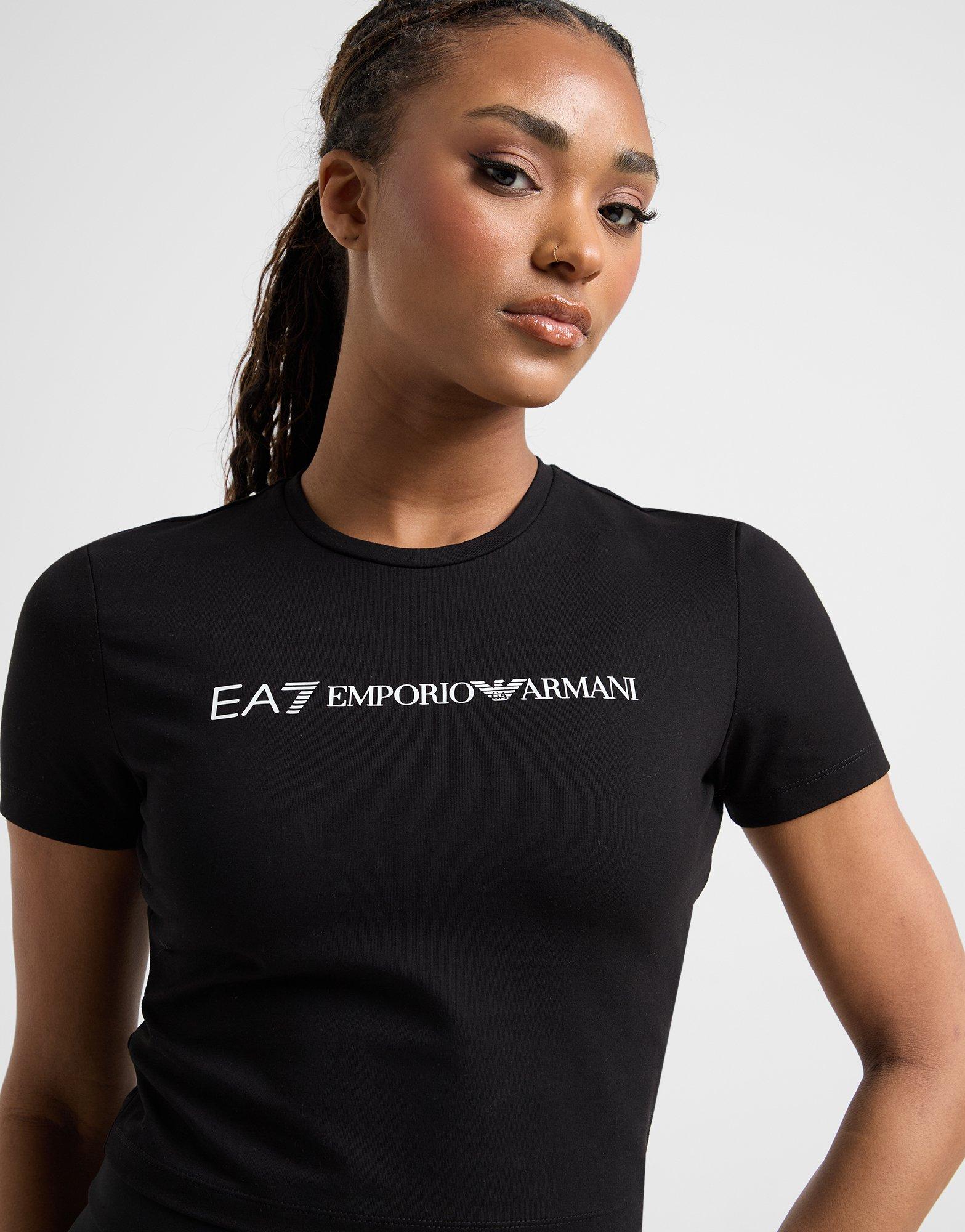 EA7 Emporio Armani Logo Slim Crop T-Shirt