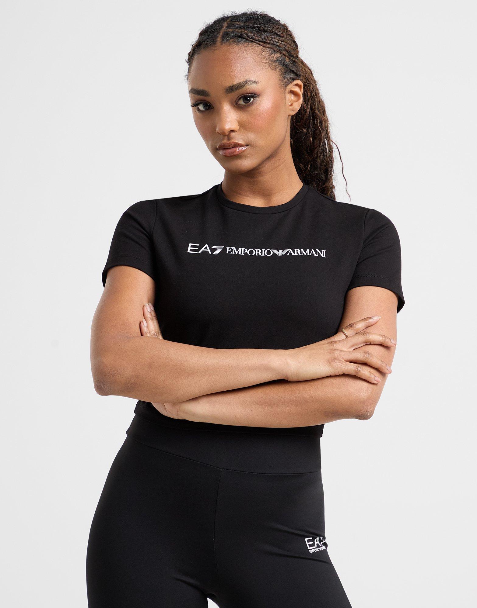 EA7 Emporio Armani Logo Slim Crop T-Shirt