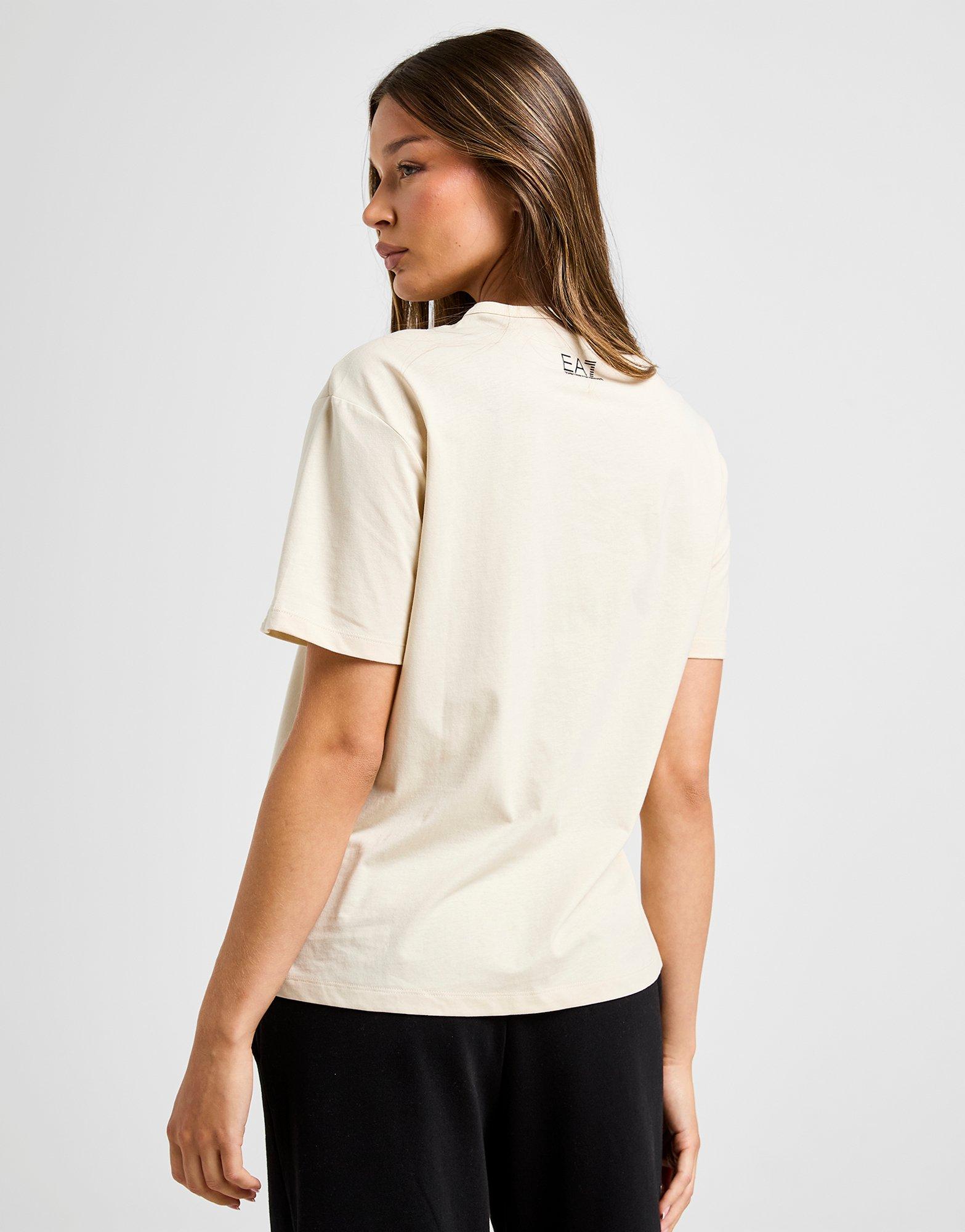 EA7 Emporio Armani Camiseta Shine Logo Boyfriend