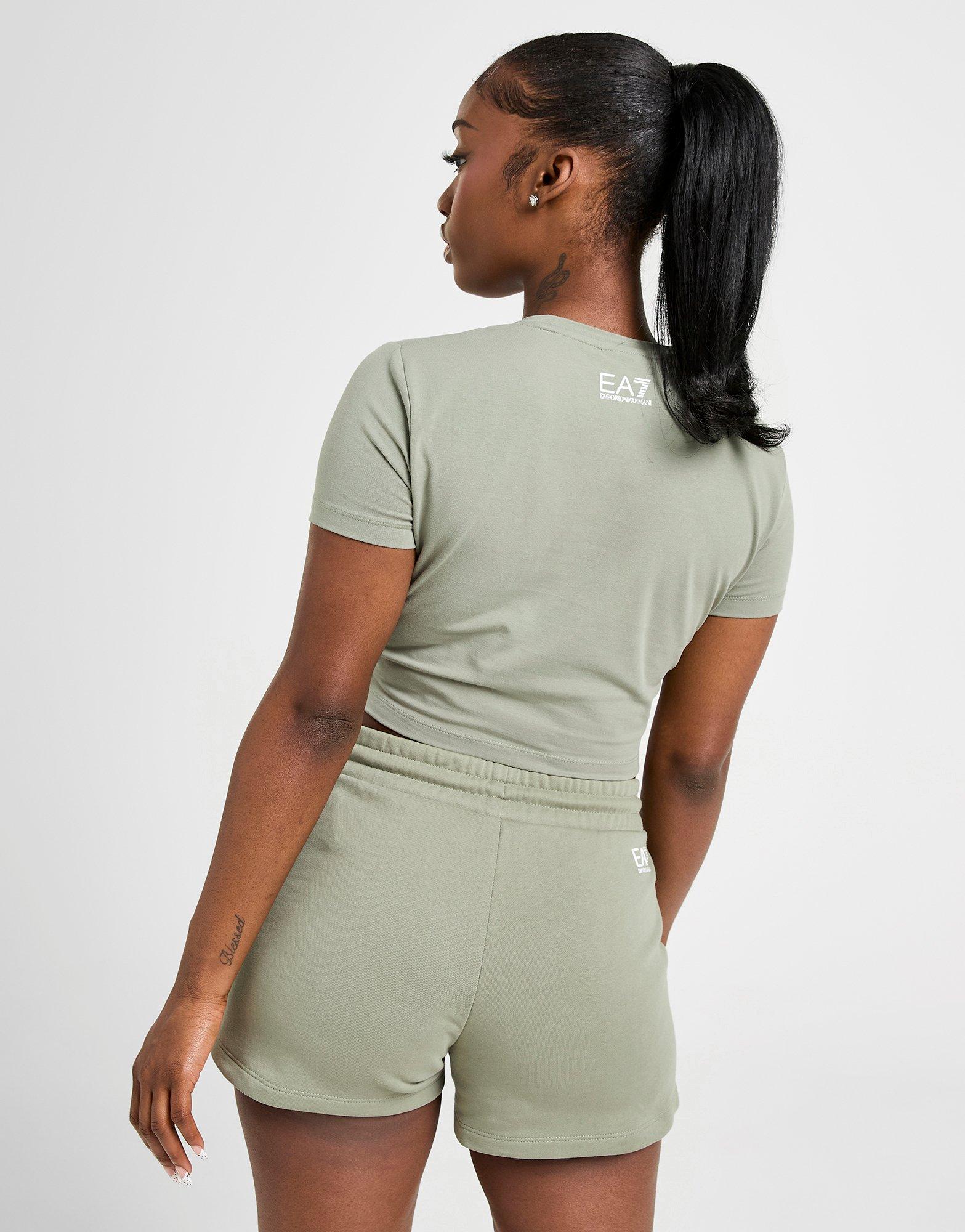 EA7 Emporio Armani Logo Slim Crop T-Shirt