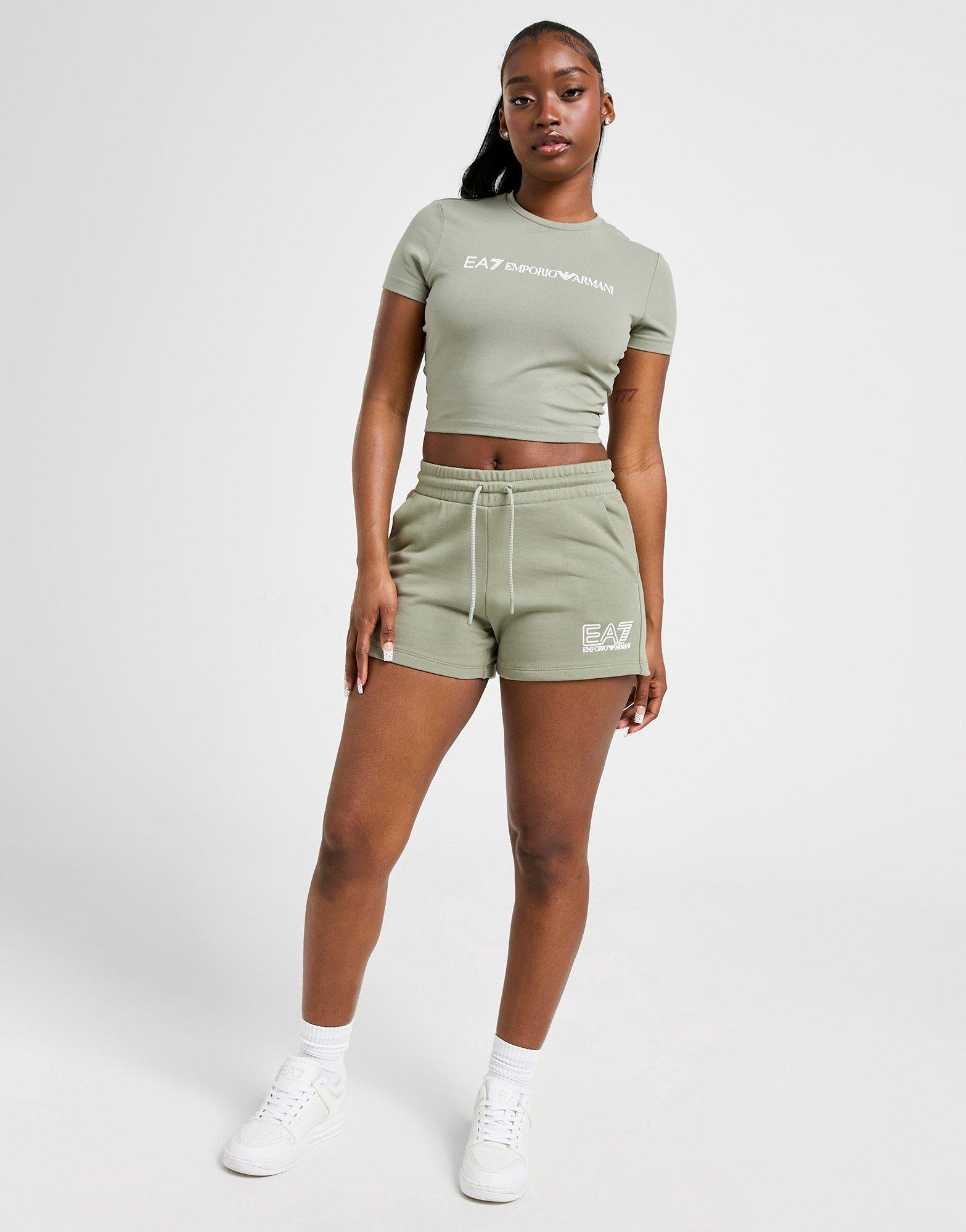 EA7 Emporio Armani Logo Slim Crop T-Shirt