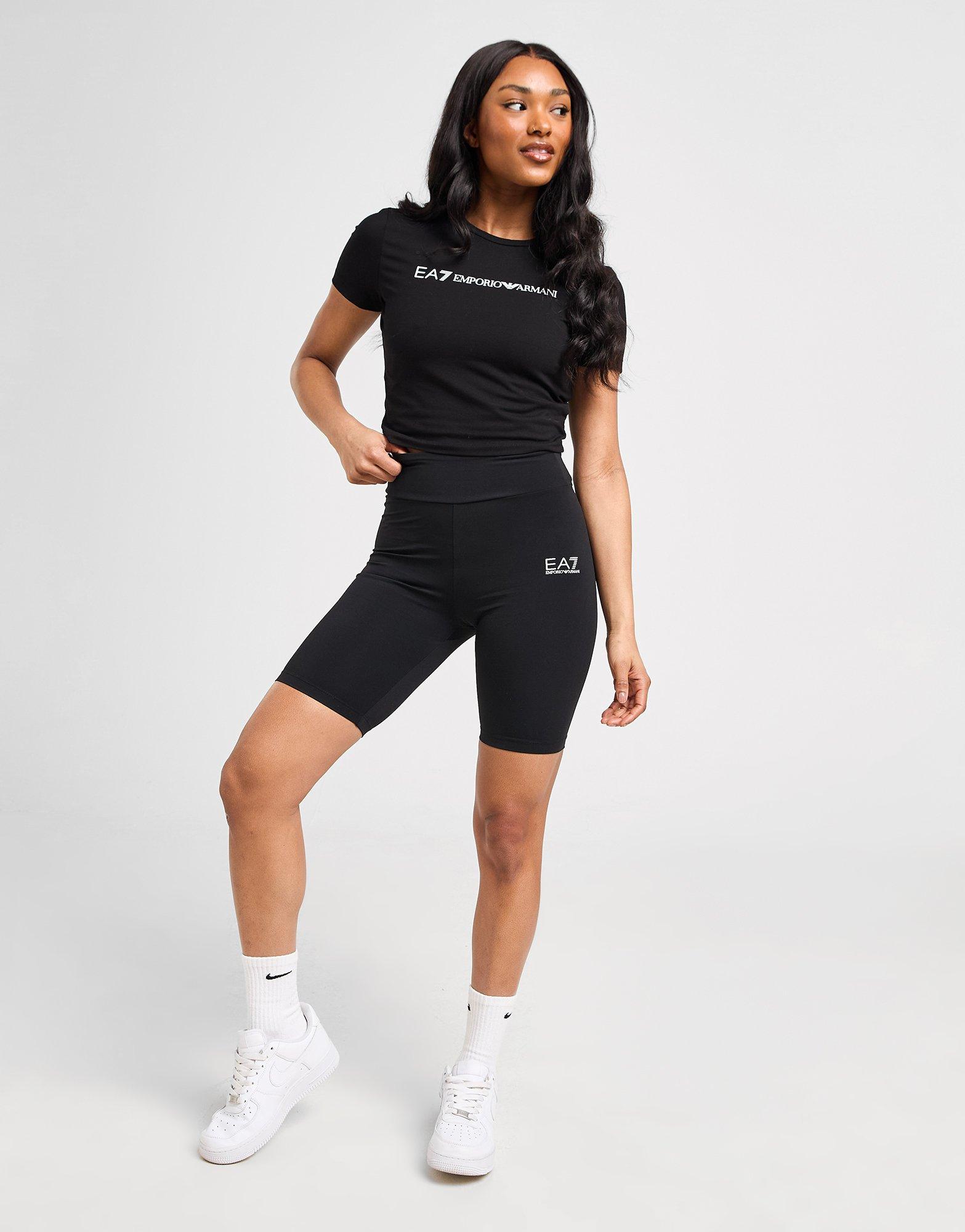 EA7 Emporio Armani Hight Waist Poly Cycle Shorts