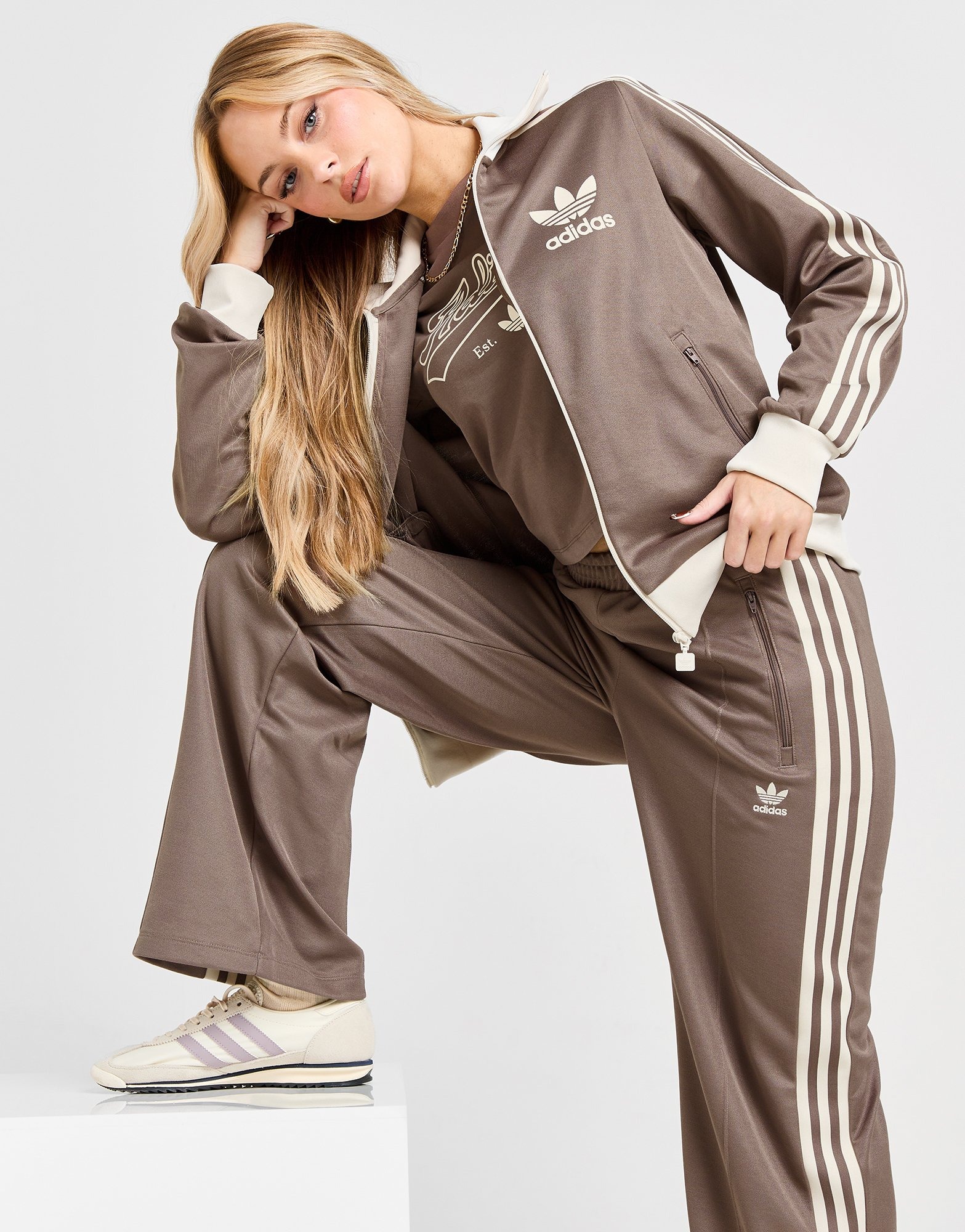adidas Originals Pantalon de jogging Classic Maron- JD Sports France 