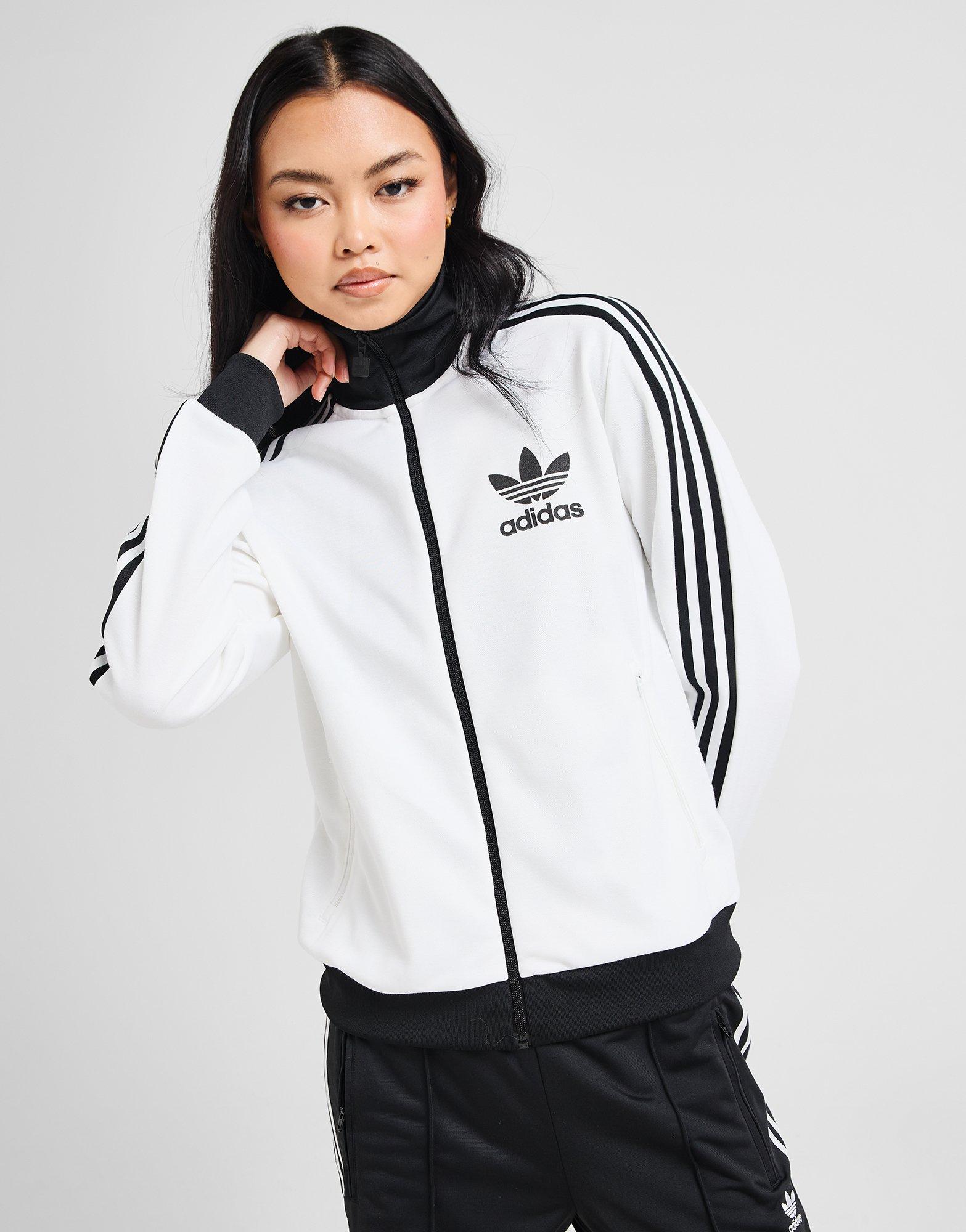 White adidas Originals Classic Track Top - JD Sports Global