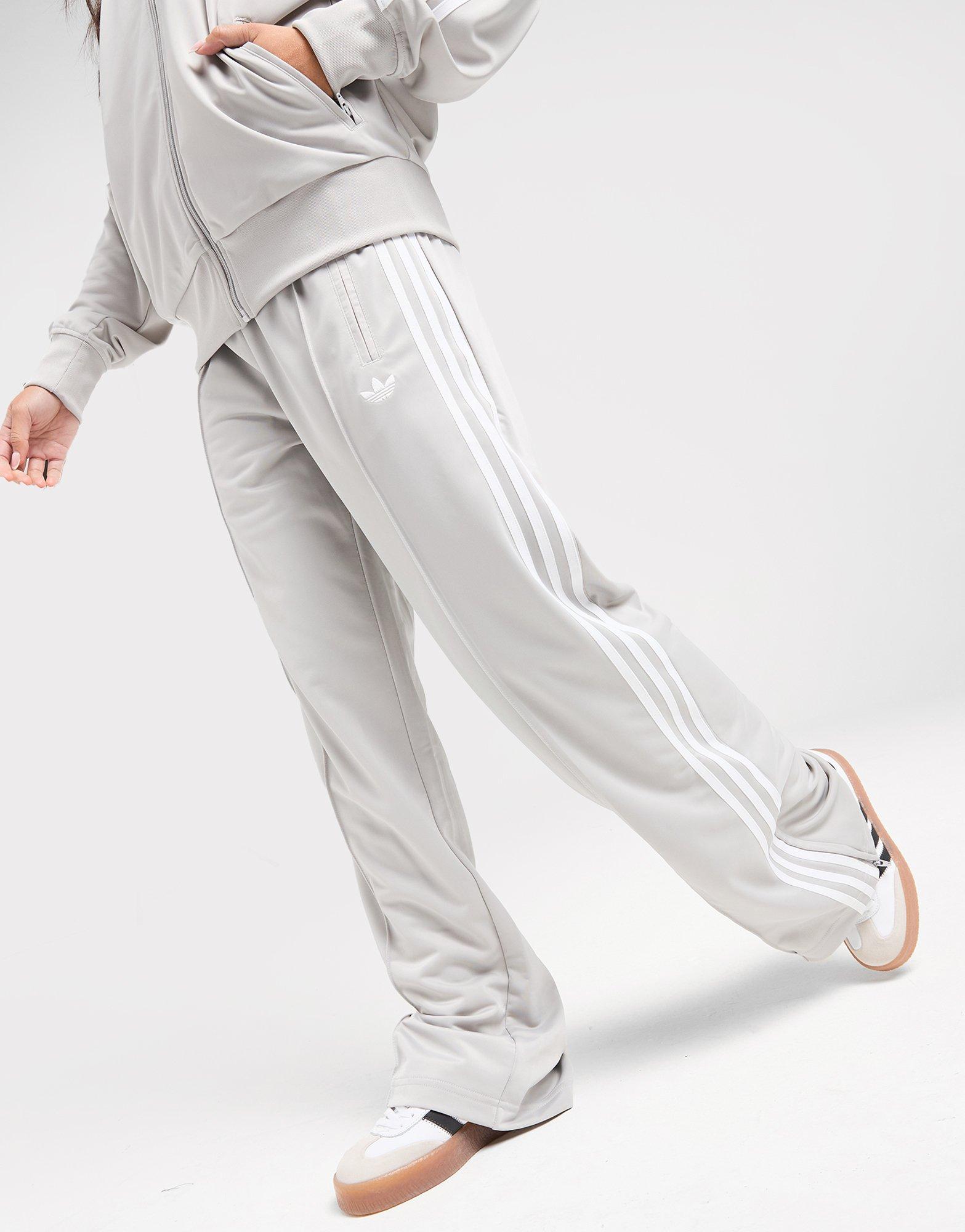 Grey adidas Originals Oversized Firebird Track Pants - JD
