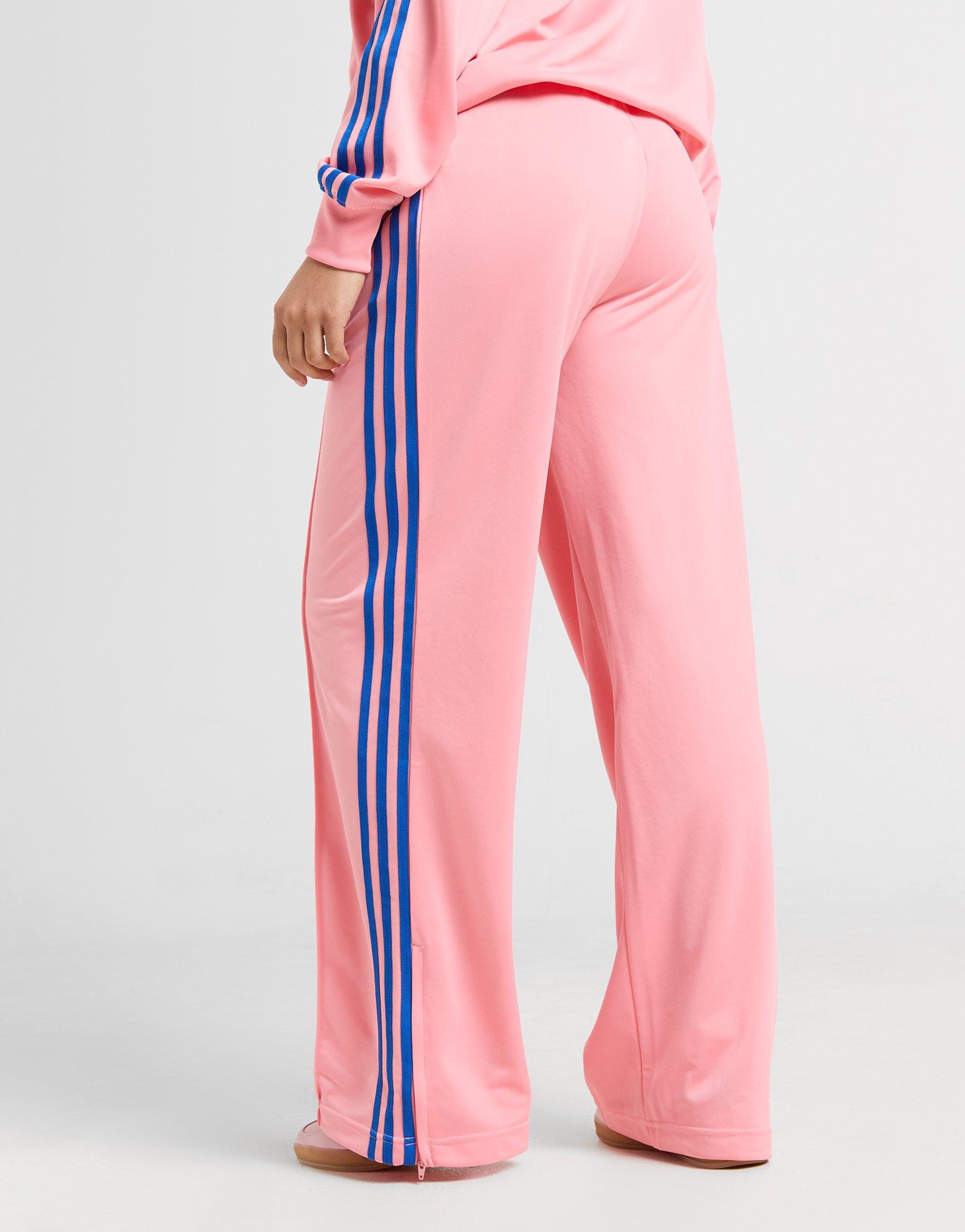 Pink adidas Originals Oversized Firebird Track Pants - JD