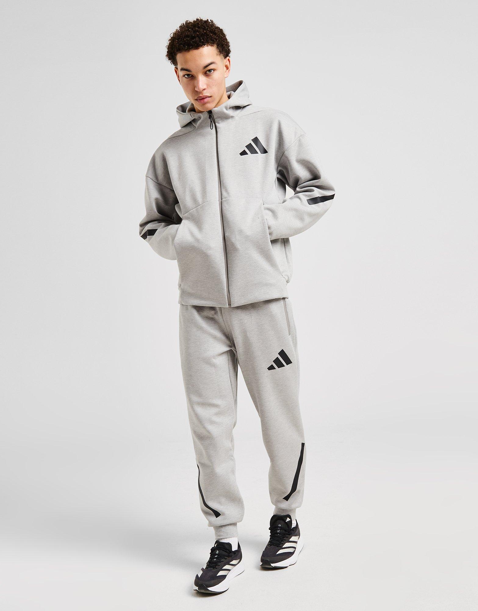 Grey adidas Z.N.E Hoodie | JD Sports UK