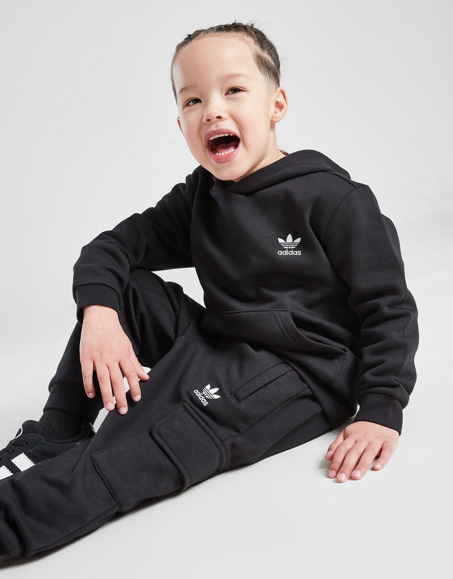 adidas Originals Essential Trefoil Overhead Tracksuit Children